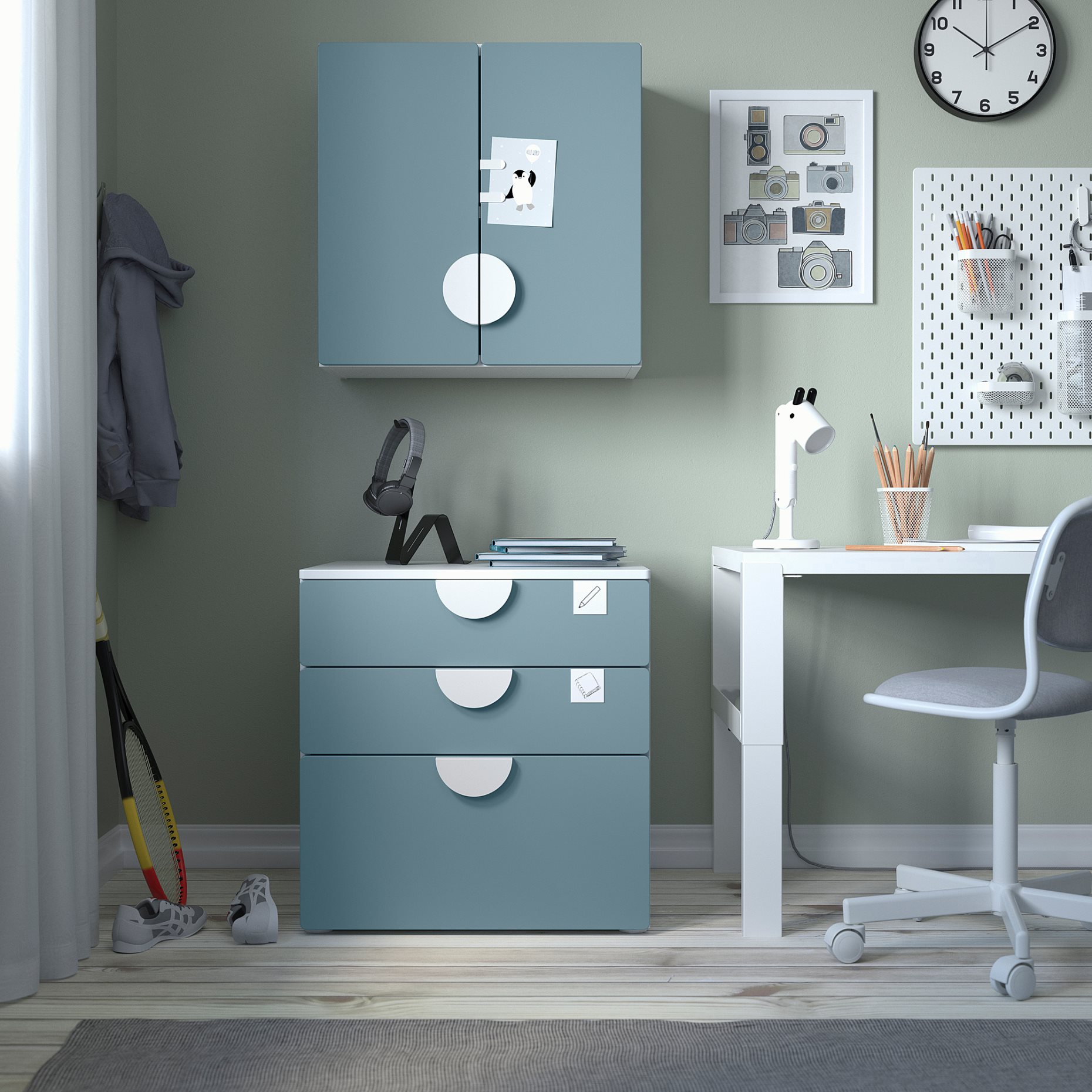 SMÅSTAD, wall cabinet with 1 shelf, 60x32x60 cm, 795.429.57