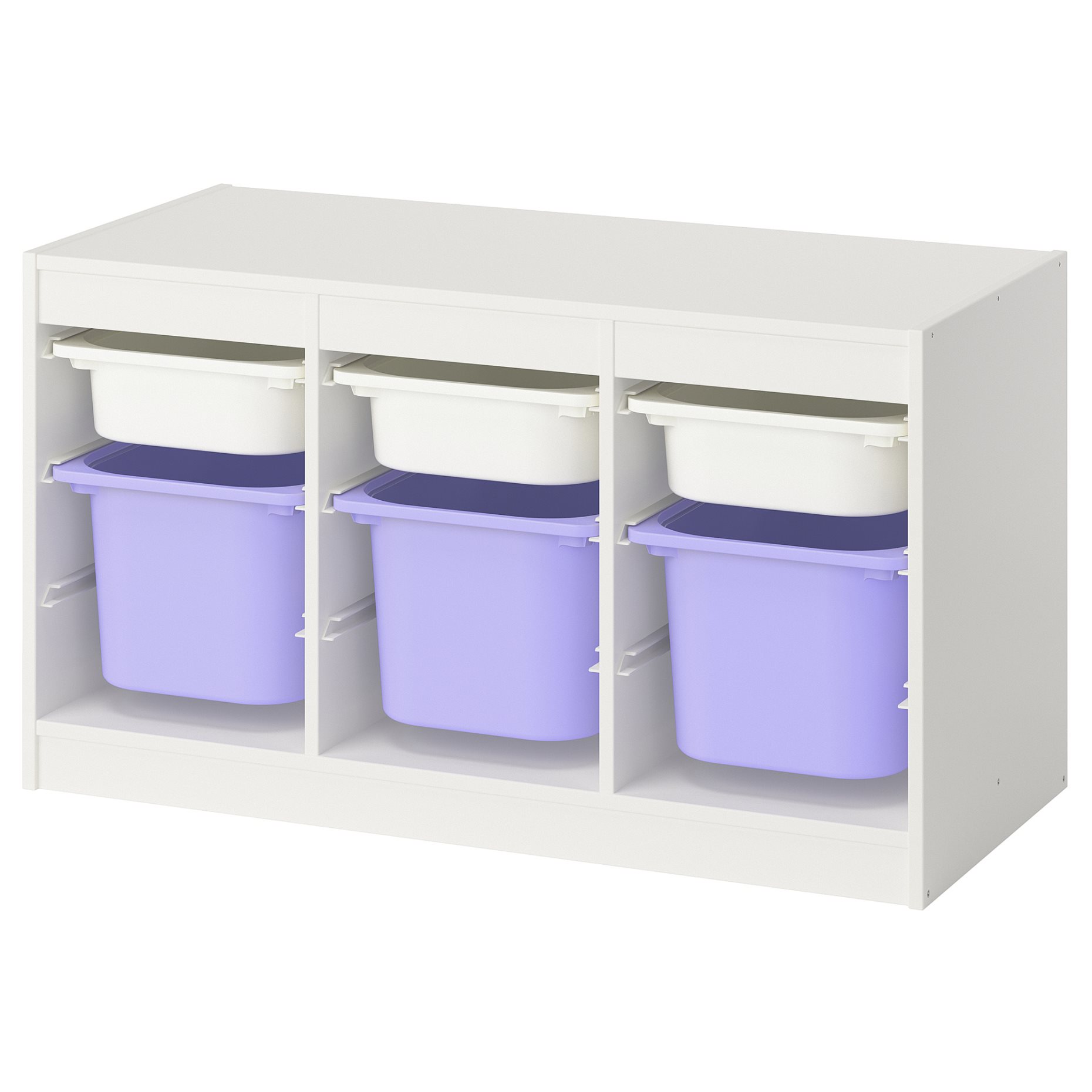 TROFAST, storage combination with boxes, 99x44x56 cm, 795.744.63