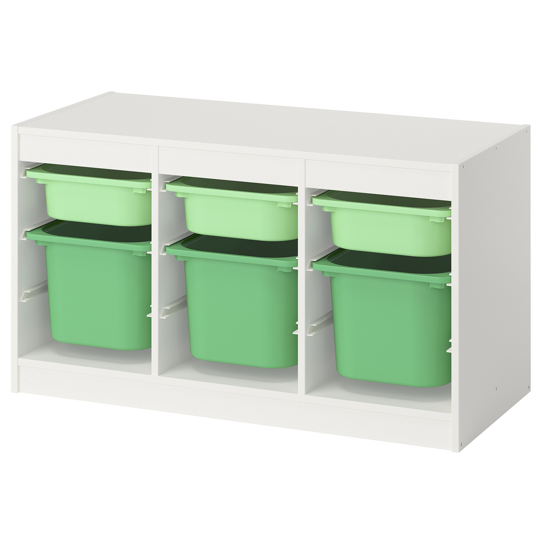TROFAST, storage combination with boxes, 99x44x56 cm, 795.744.82