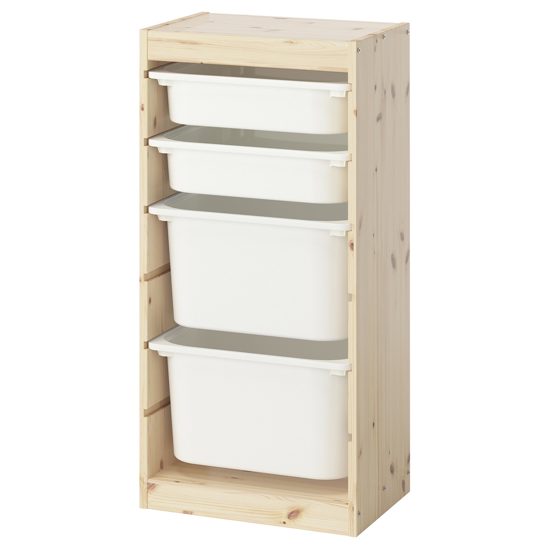 TROFAST, storage combination with boxes, 44x30x91 cm, 795.752.12