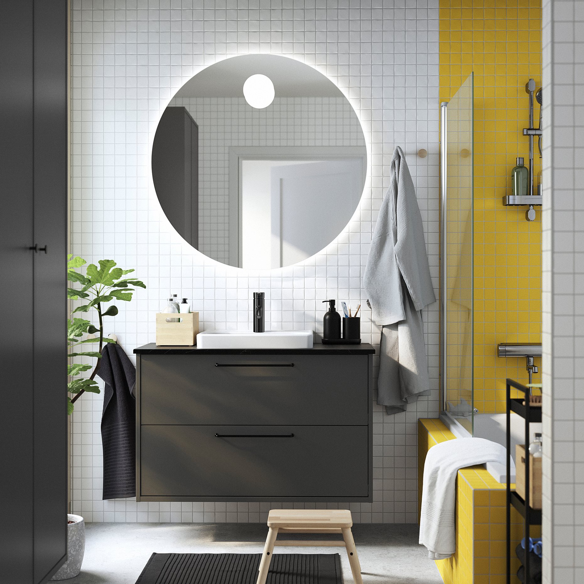 HAVBACK/ORRSJON, wash-stand with drawers/wash-basin/tap, 102x49x71 cm, 795.905.71