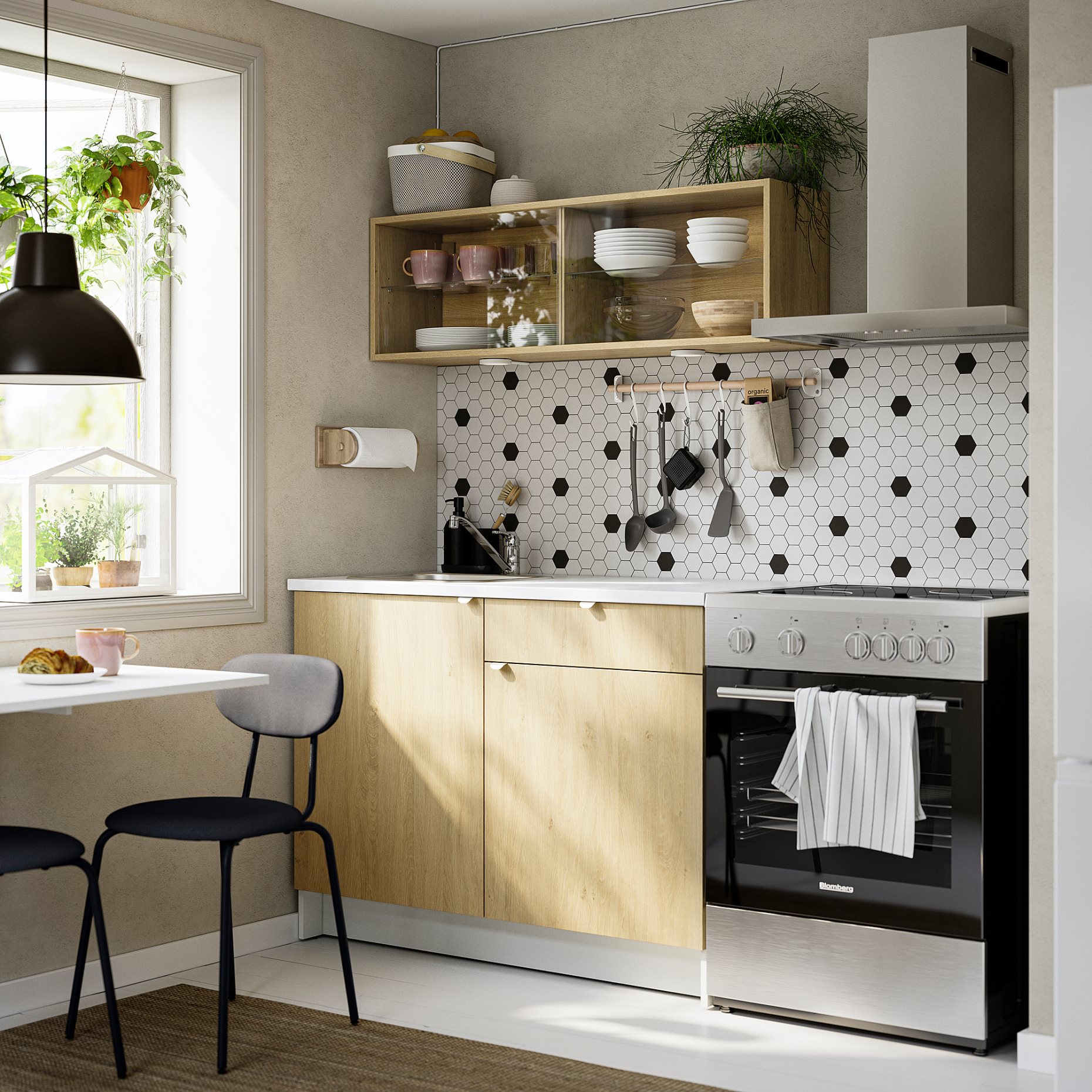 KNOXHULT, kitchen, 120x61x220 cm, 796.112.48