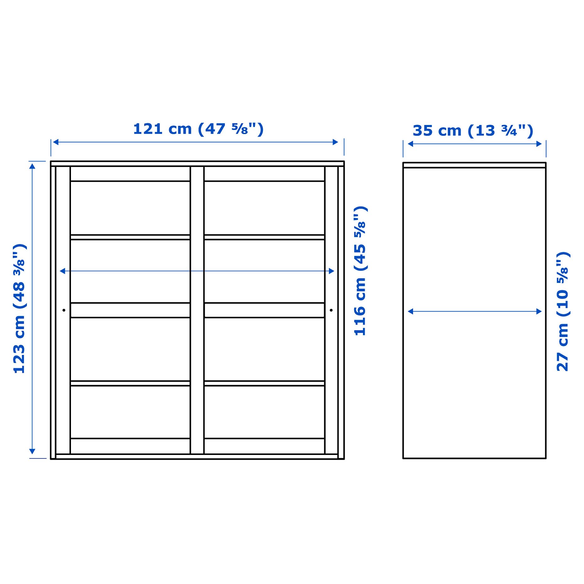 HAVSTA, glass-door cabinet, 803.771.74