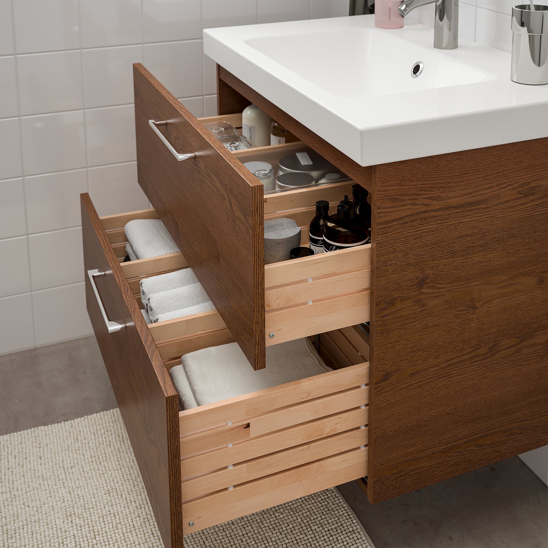 GODMORGON, wash-stand with 2 drawers, 804.579.10