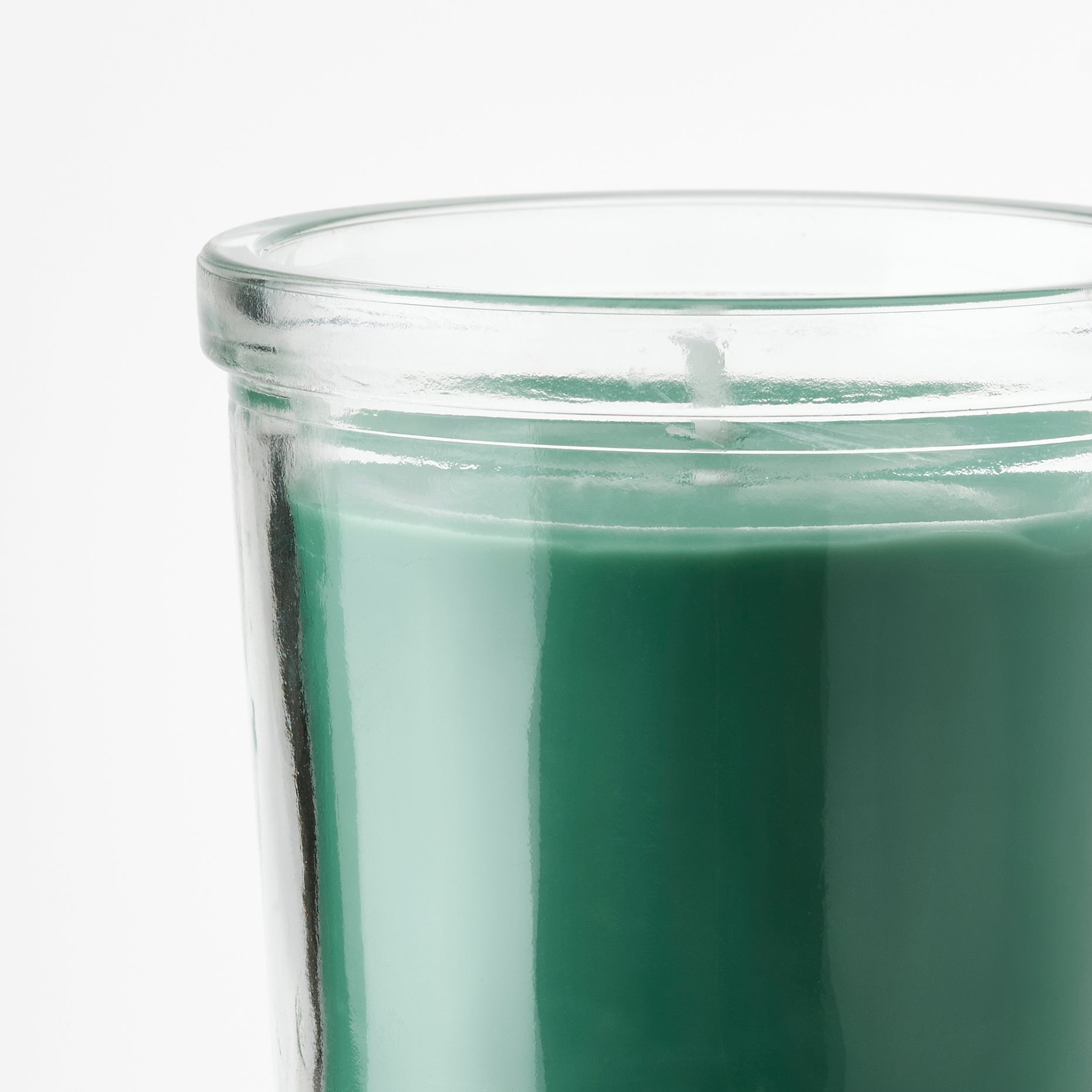 HEDERSAM, scented candle in glass/Fresh grass, 20 hr, 805.023.66