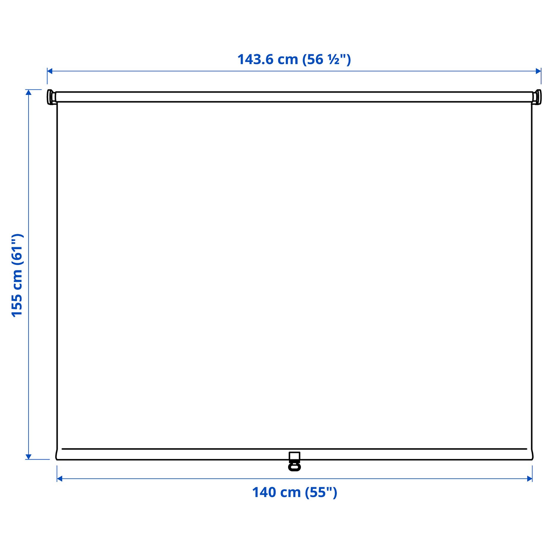 FÖNSTERBLAD, block-out roller blind, 140x155 cm, 805.384.50