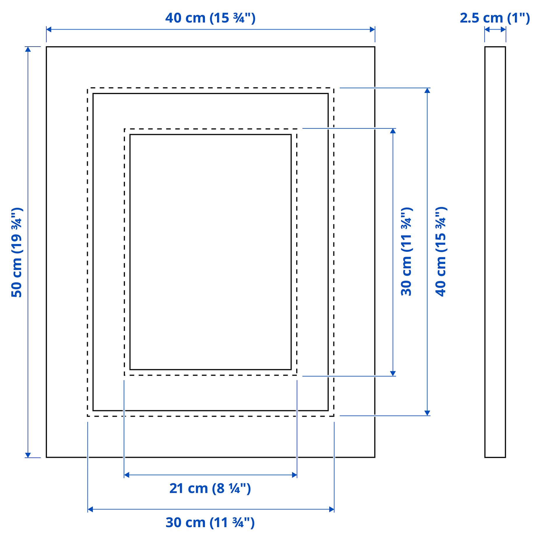 PLOMMONTRÄD, frame, 30x40 cm, 805.595.41
