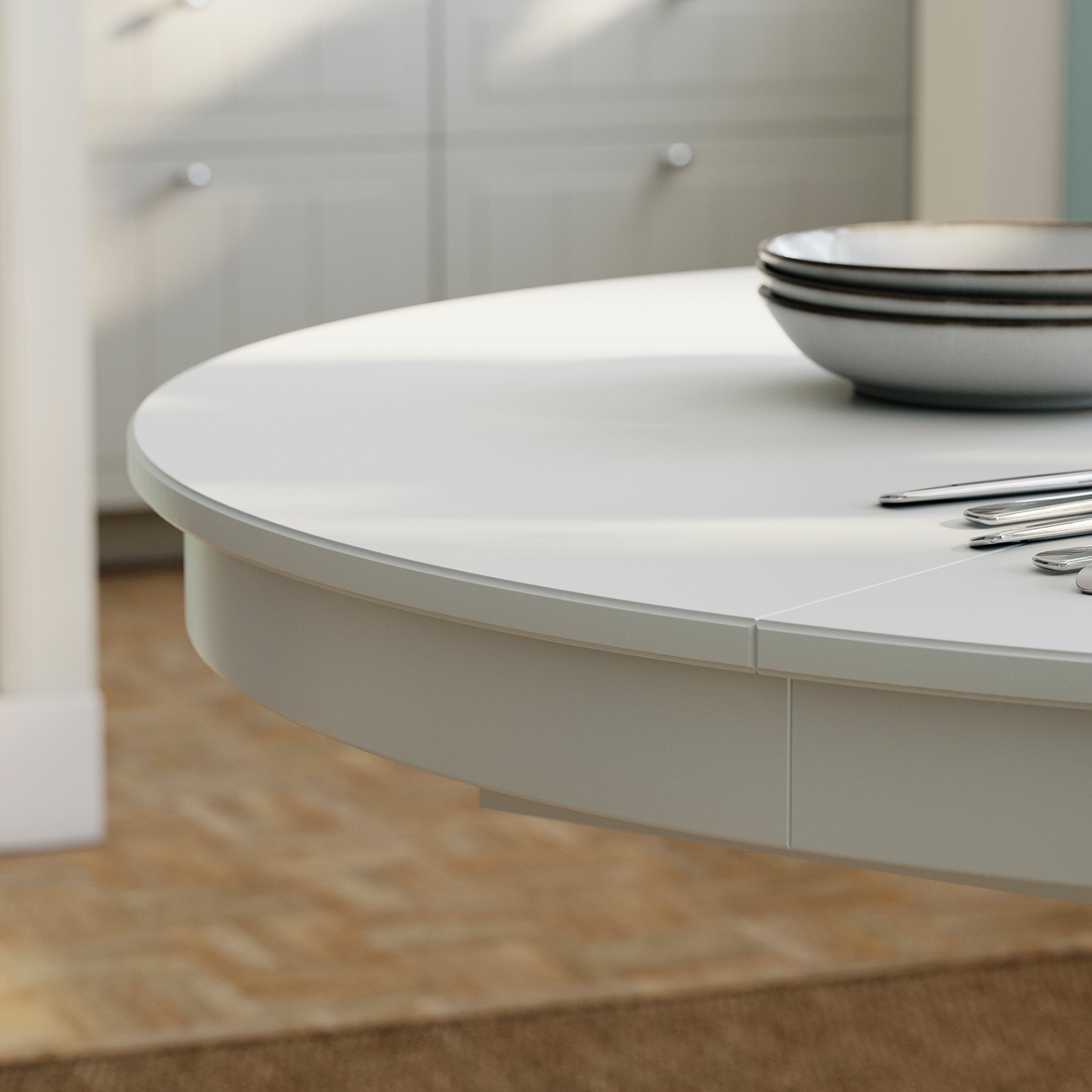 ROSENTORP, extendable table, 110/155 cm, 805.682.39