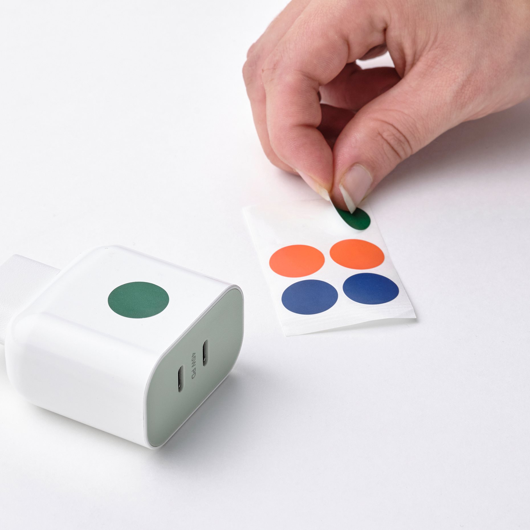 SJOSS, 45W 2-port USB charger/fast charging, 805.744.57