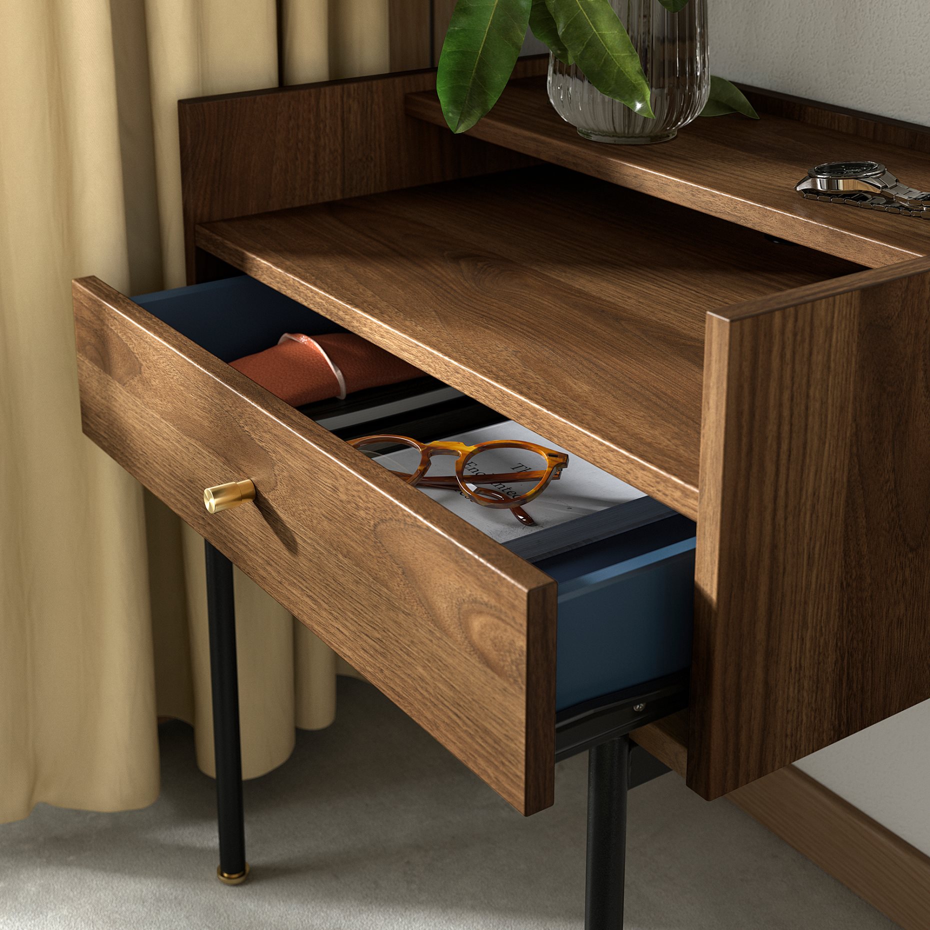 RÅDMANSÖ, bedside table, 54x38x58 cm, 805.935.97