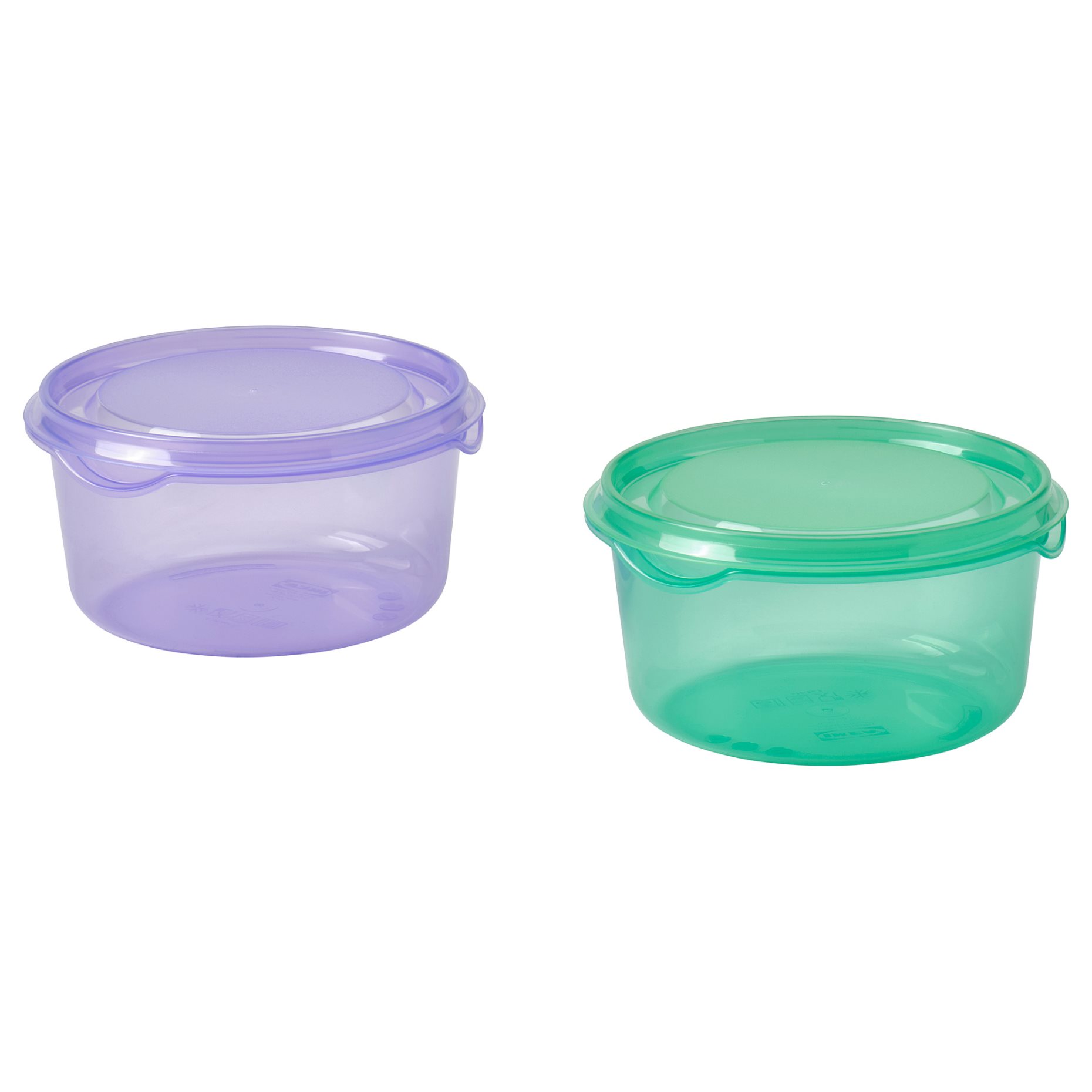 PRUTA, snack container with lid/2 pack, 0.3 l, 805.967.08