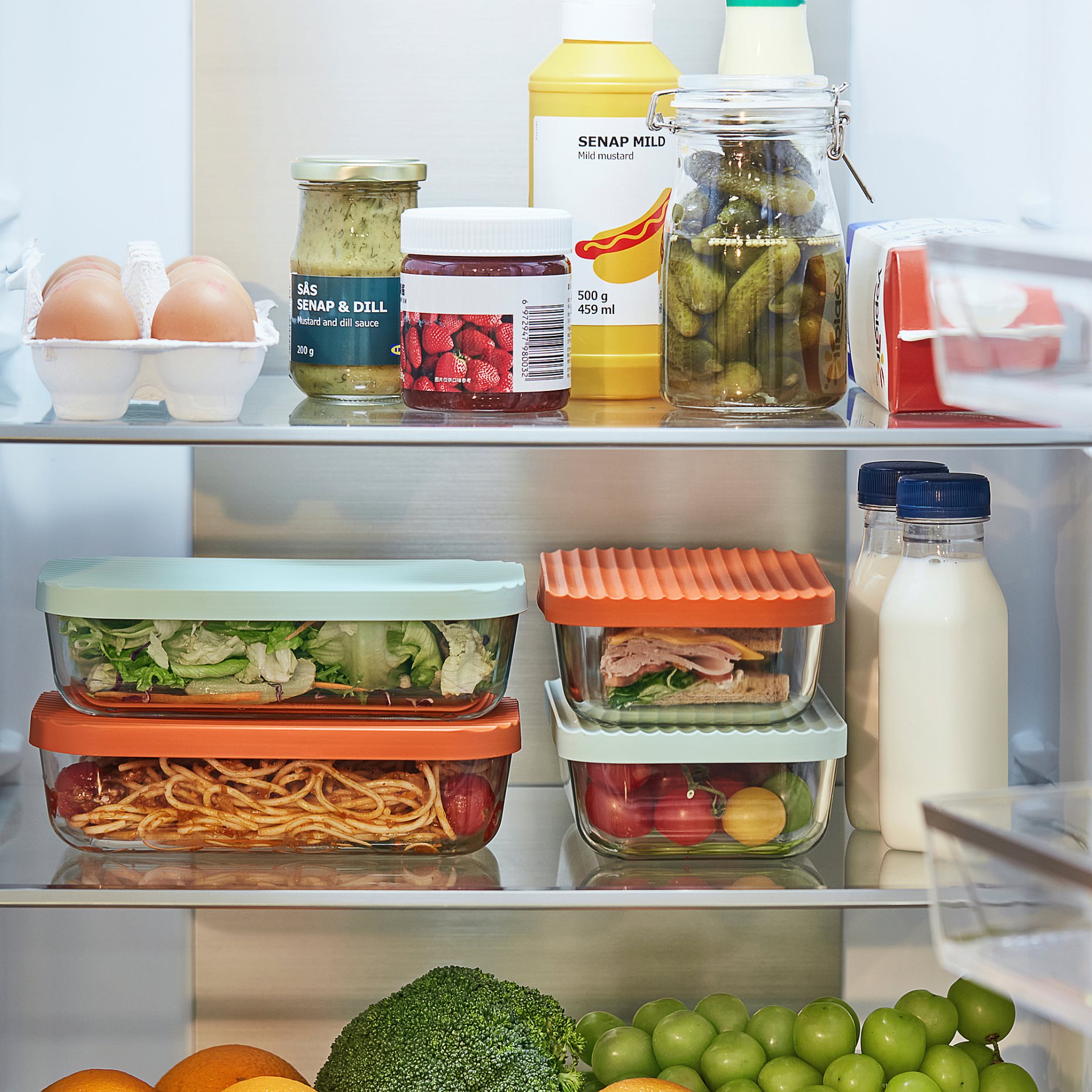 HAVSTOBIS, food container with lid, 700 ml, 806.030.30
