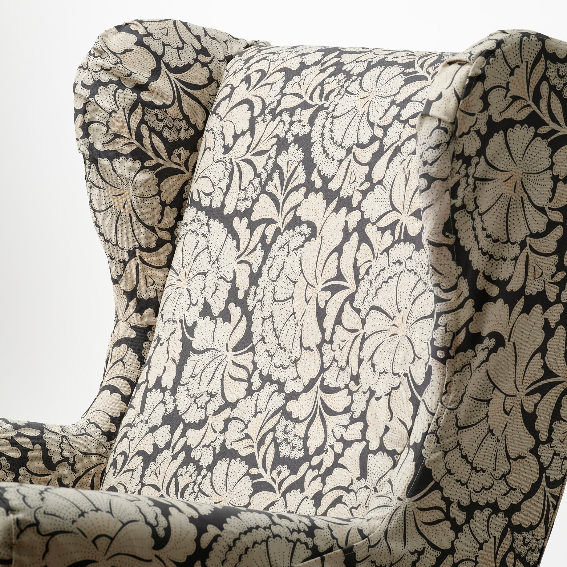STRANDMON, slipcover for wing chair, 806.056.37