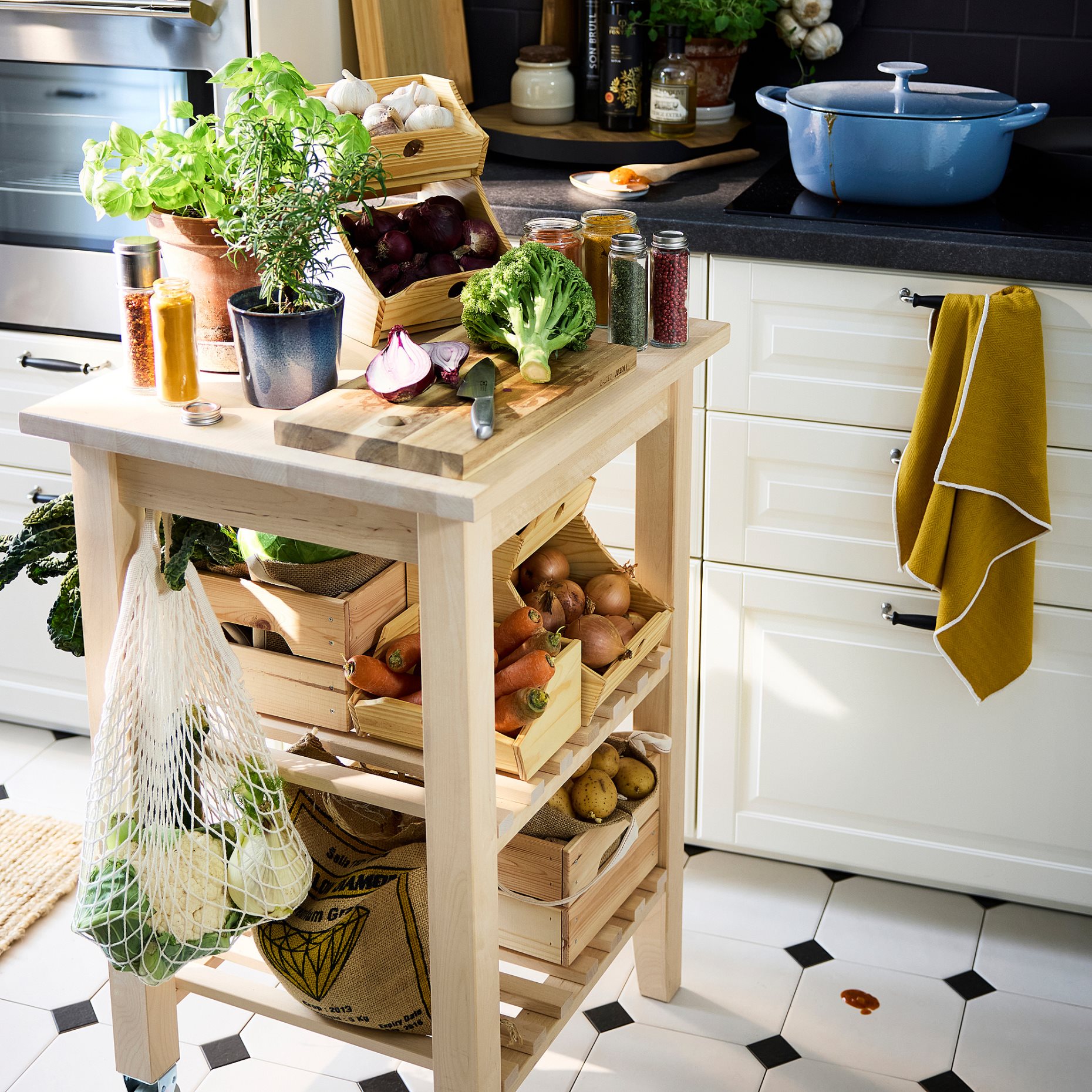 SANDABBORRE, πετσέτα κουζίνας, 2 τεμ. 50x50 cm, 806.185.50