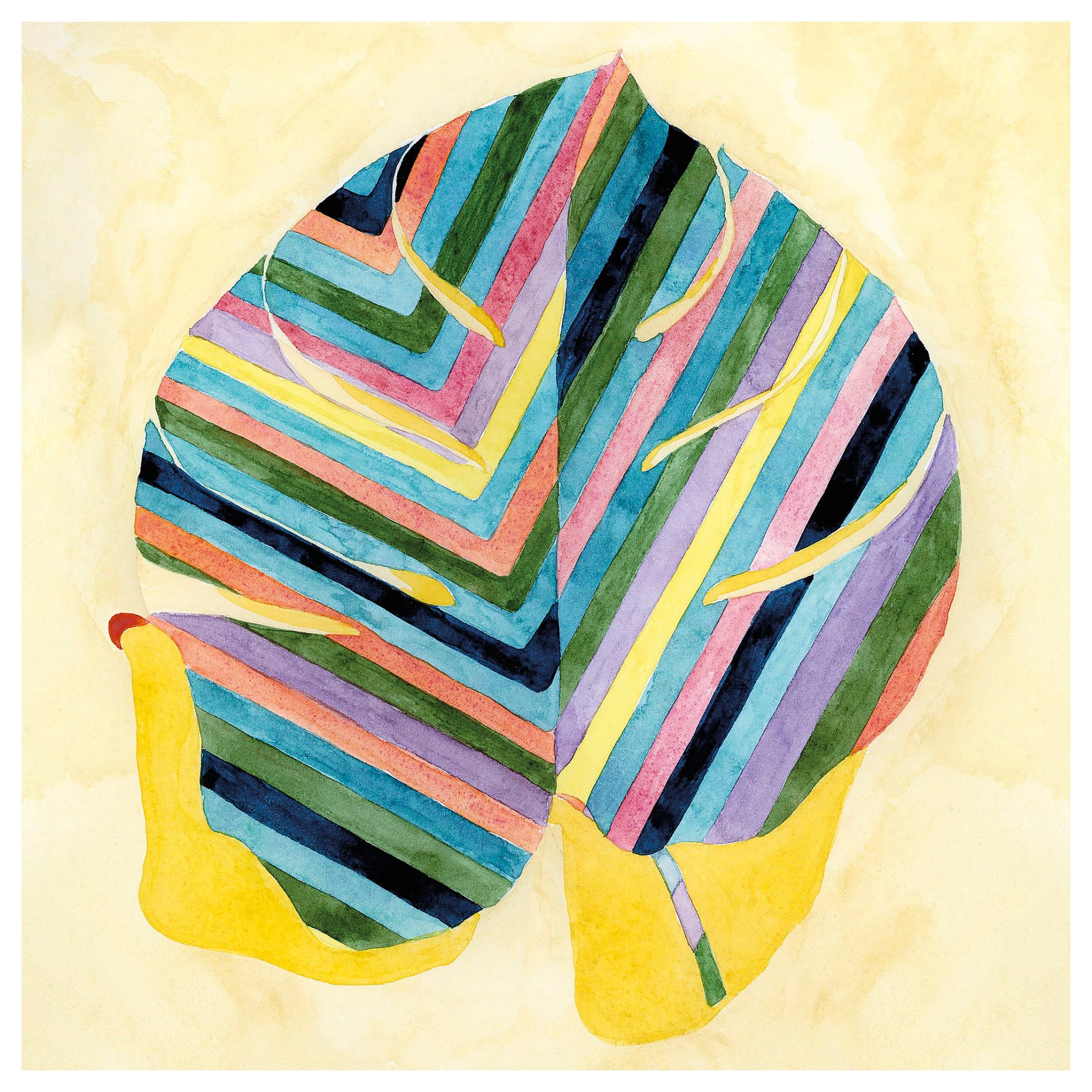 PJÄTTERYD, πίνακας/ριγέ φύλλο, 90x90 cm, 806.234.48
