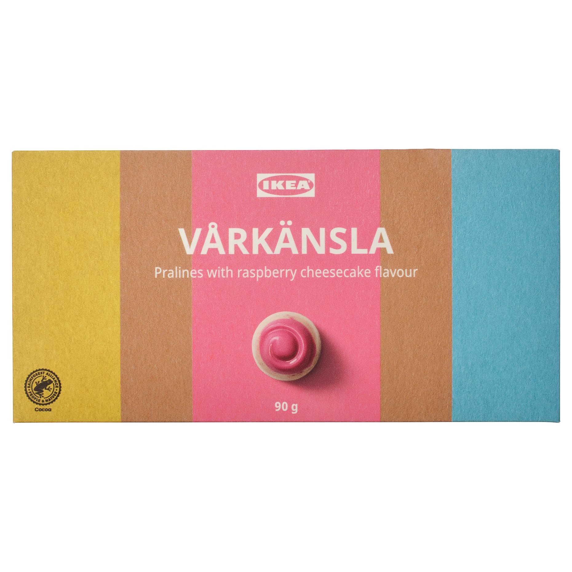 VÅRKÄNSLA, gift box praline white choco raspberries/RAC certified, 90 g, 806.236.98