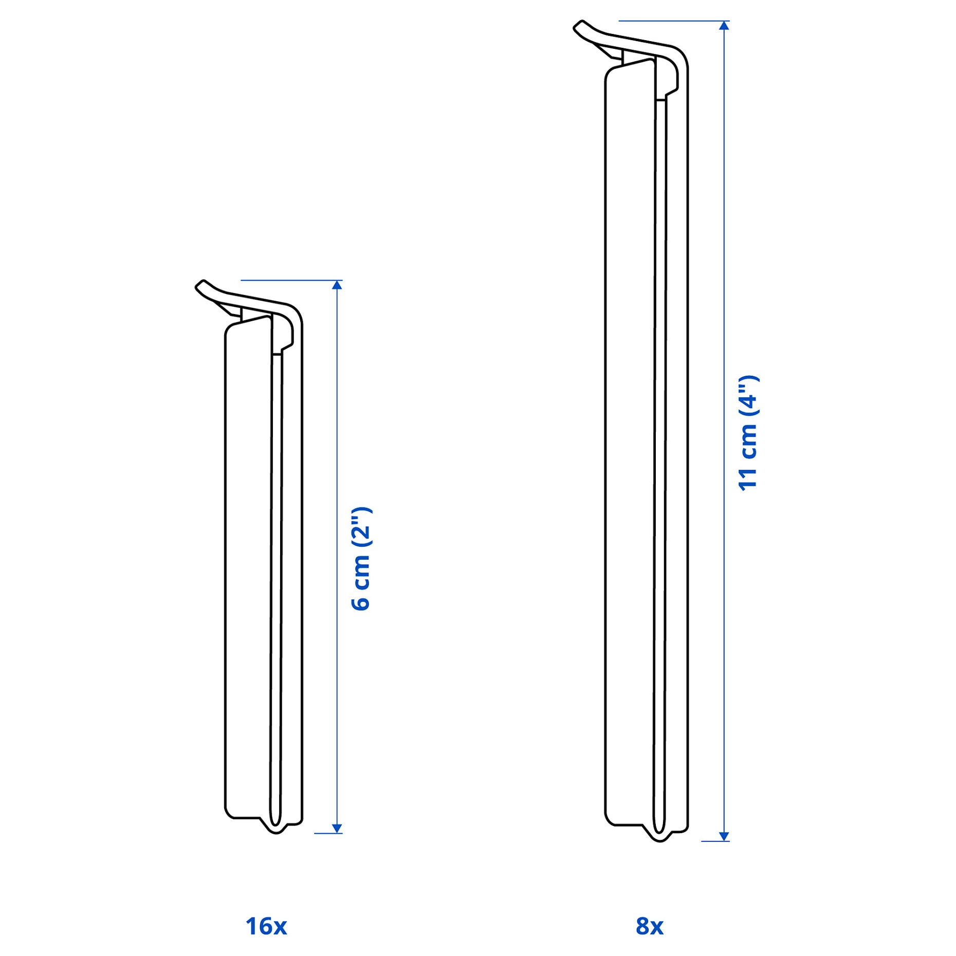 BEVARA, sealing clip, set of 24, 806.254.85