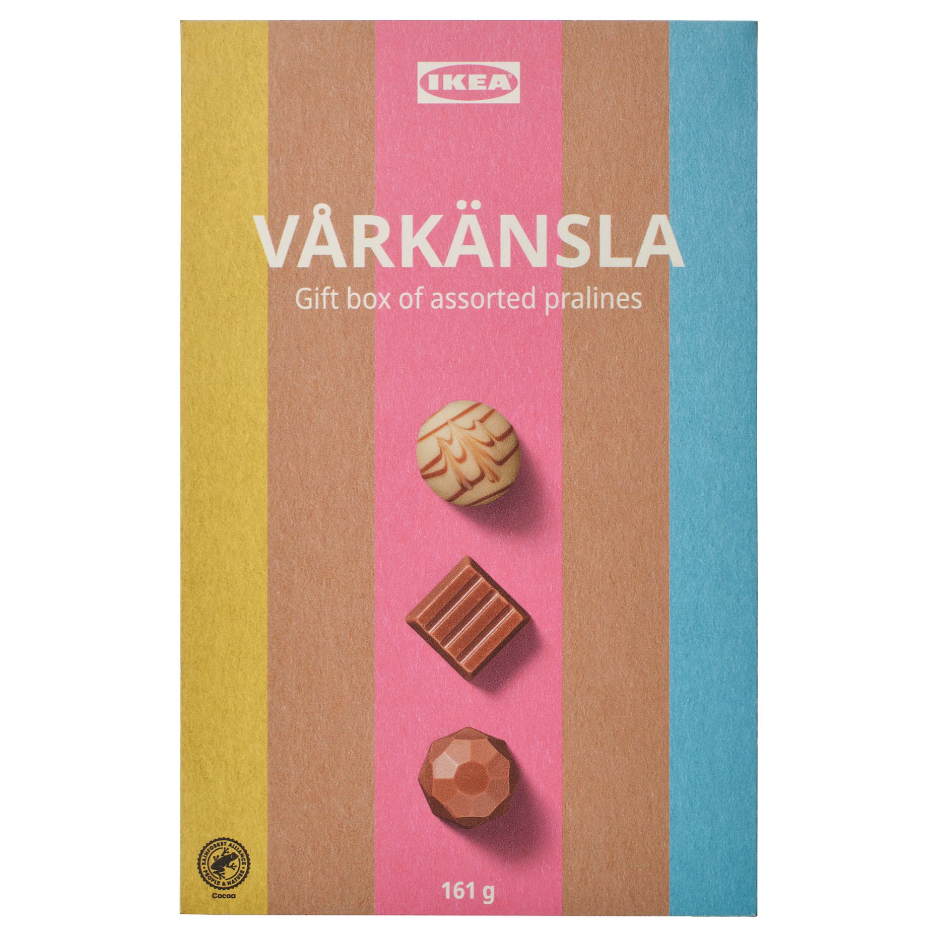 VÅRKÄNSLA, gift box of assorted pralines/RAC certified, 161 g, 806.297.37