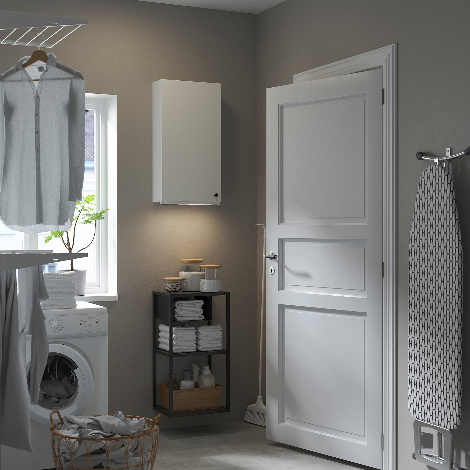 ENHET, σύνθεση αποθήκευσης τοίχου, 893.355.99