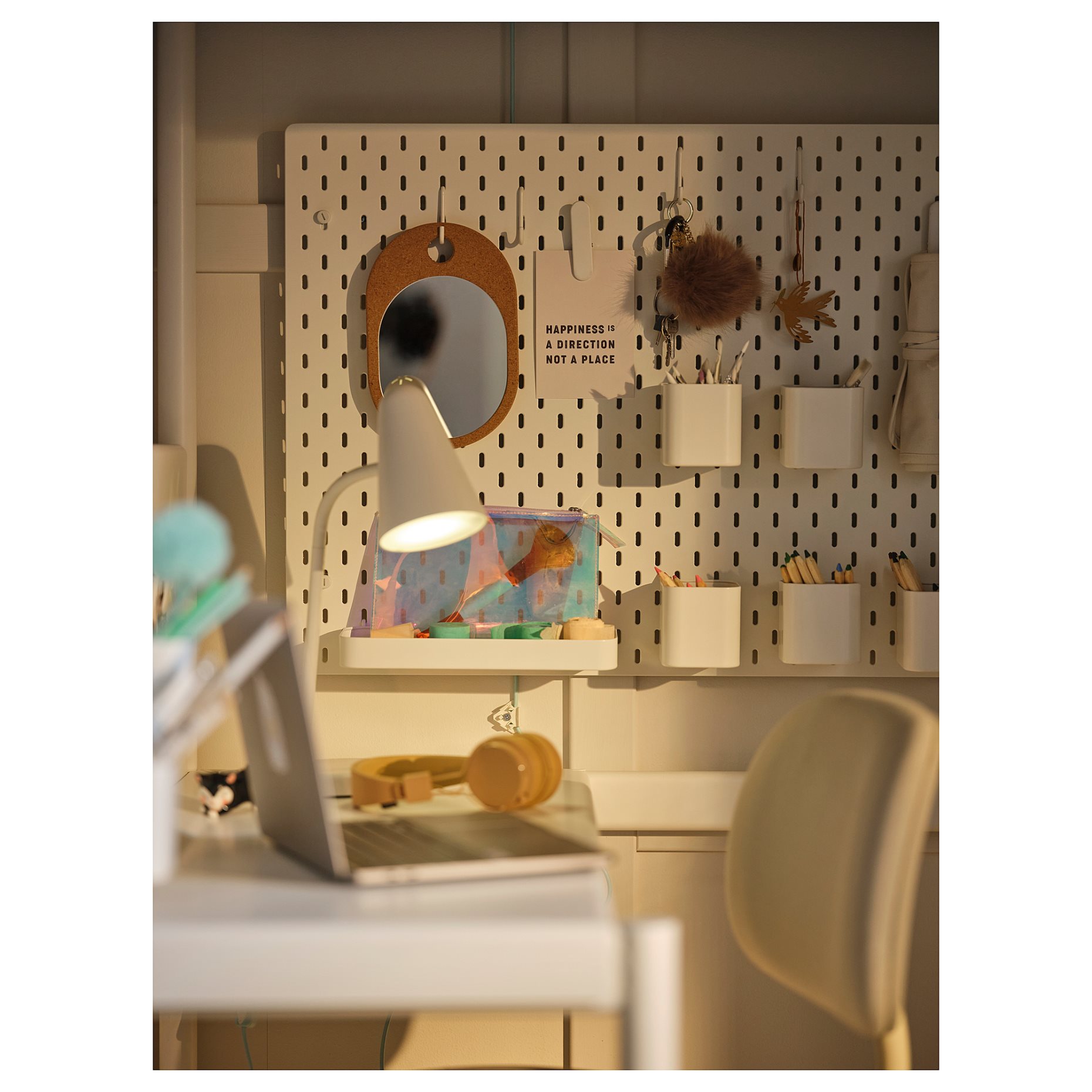 SKÅDIS, pegboard combination, 76x56 cm, 894.063.65