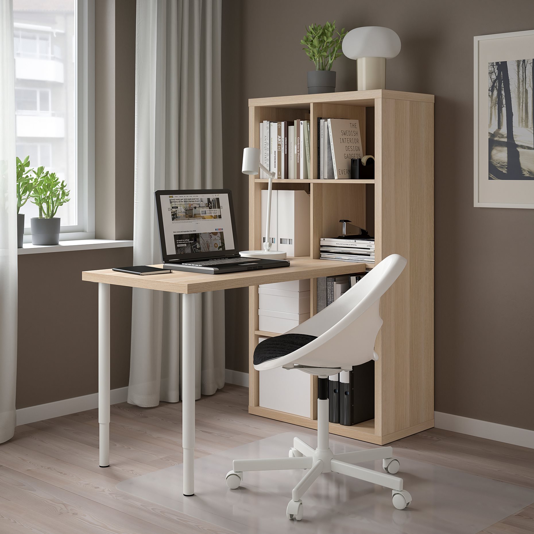 KALLAX/LINNMON, desk combination, 77x139x147 cm, 894.816.99