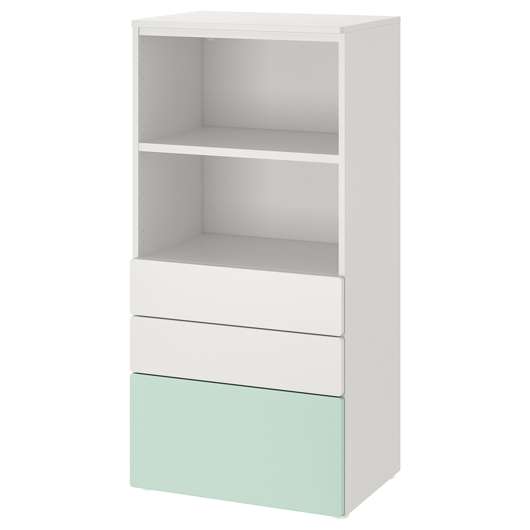 SMASTAD/PLATSA, bookcase with 3 drawers, 60x42x123 cm, 895.439.23