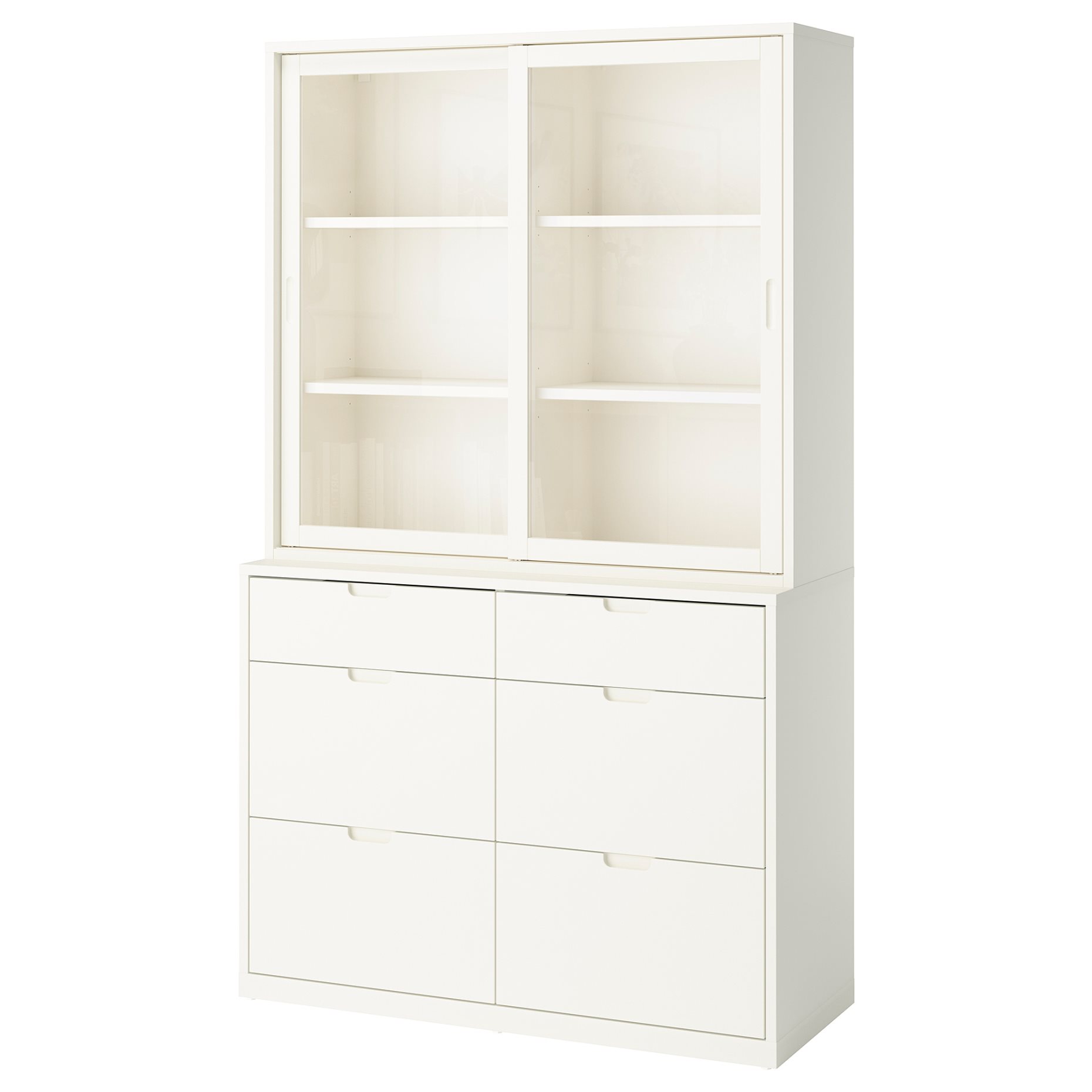 storage combination with drawers, 121x47x206 cm, 895.478.84