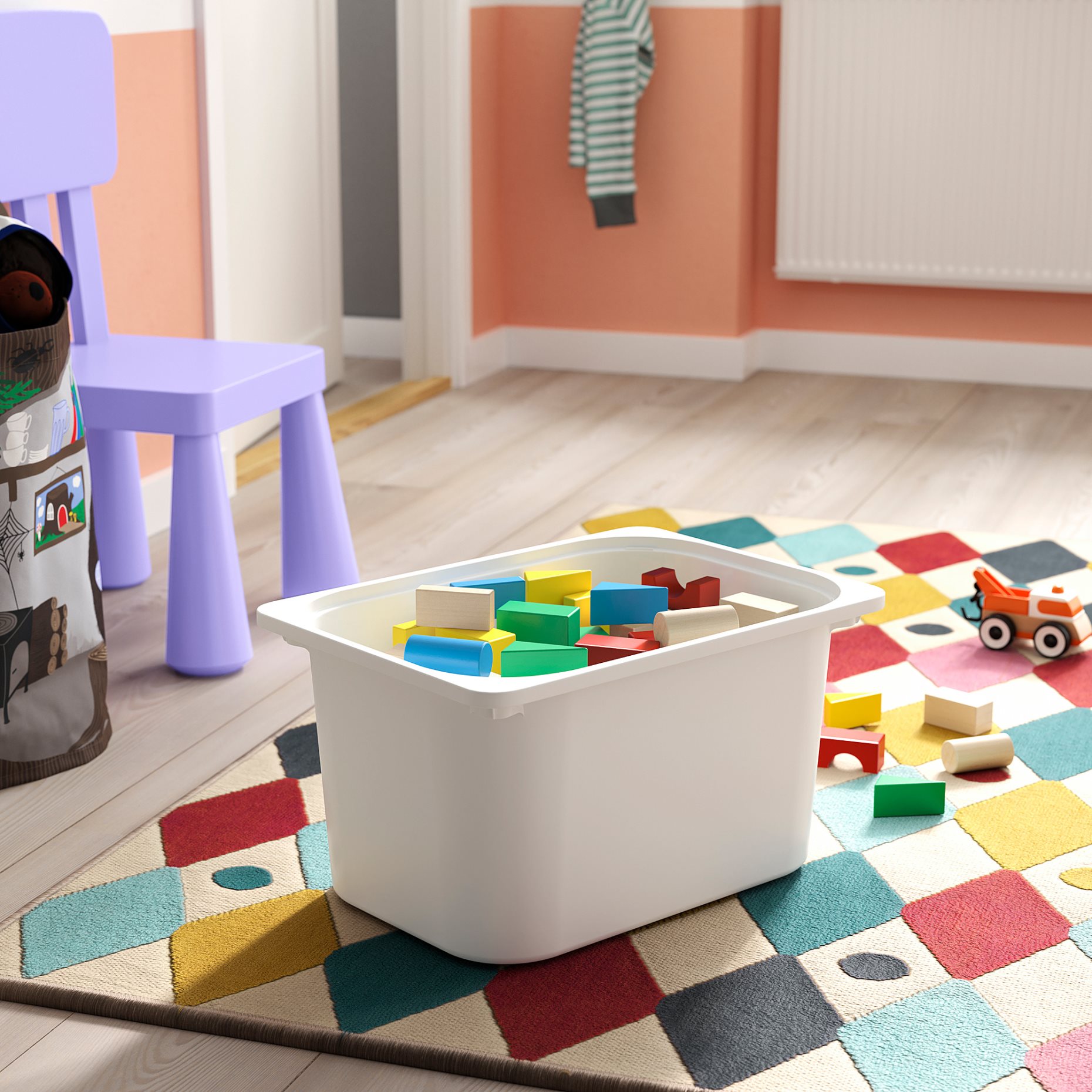 TROFAST, storage combination with boxes, 34x44x56 cm, 895.732.41