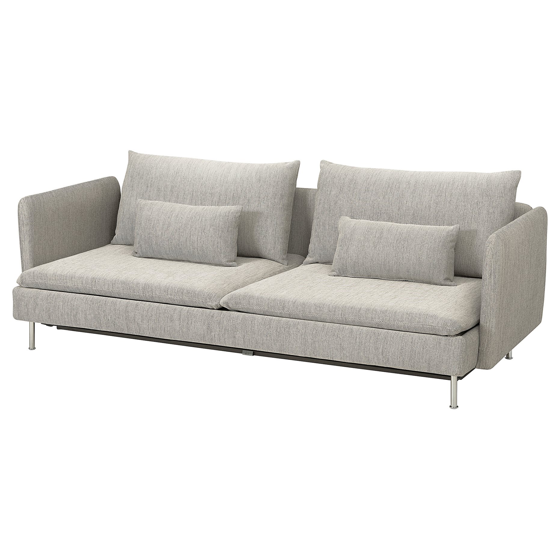 SÖDERHAMN, 3-seat sofa-bed with armrests, 895.800.67