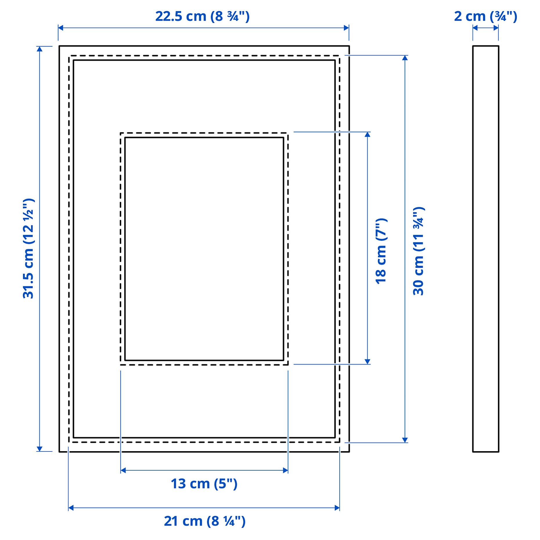 LOMVIKEN, frame, 21x30 cm, 903.143.03