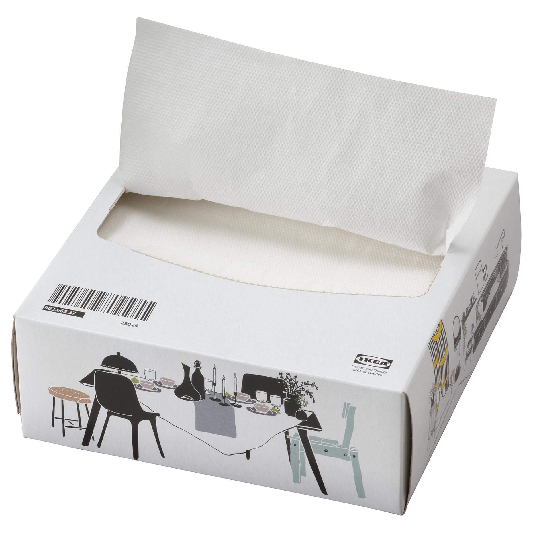 FAMILJ, paper napkin 16x32 cm, 100 pack 230g, 903.665.37