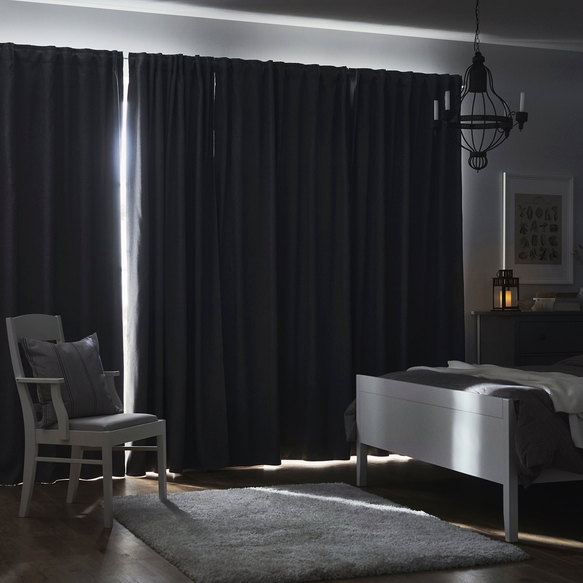 BLAHUVA, room darkening curtains, 1 pair, 904.654.53