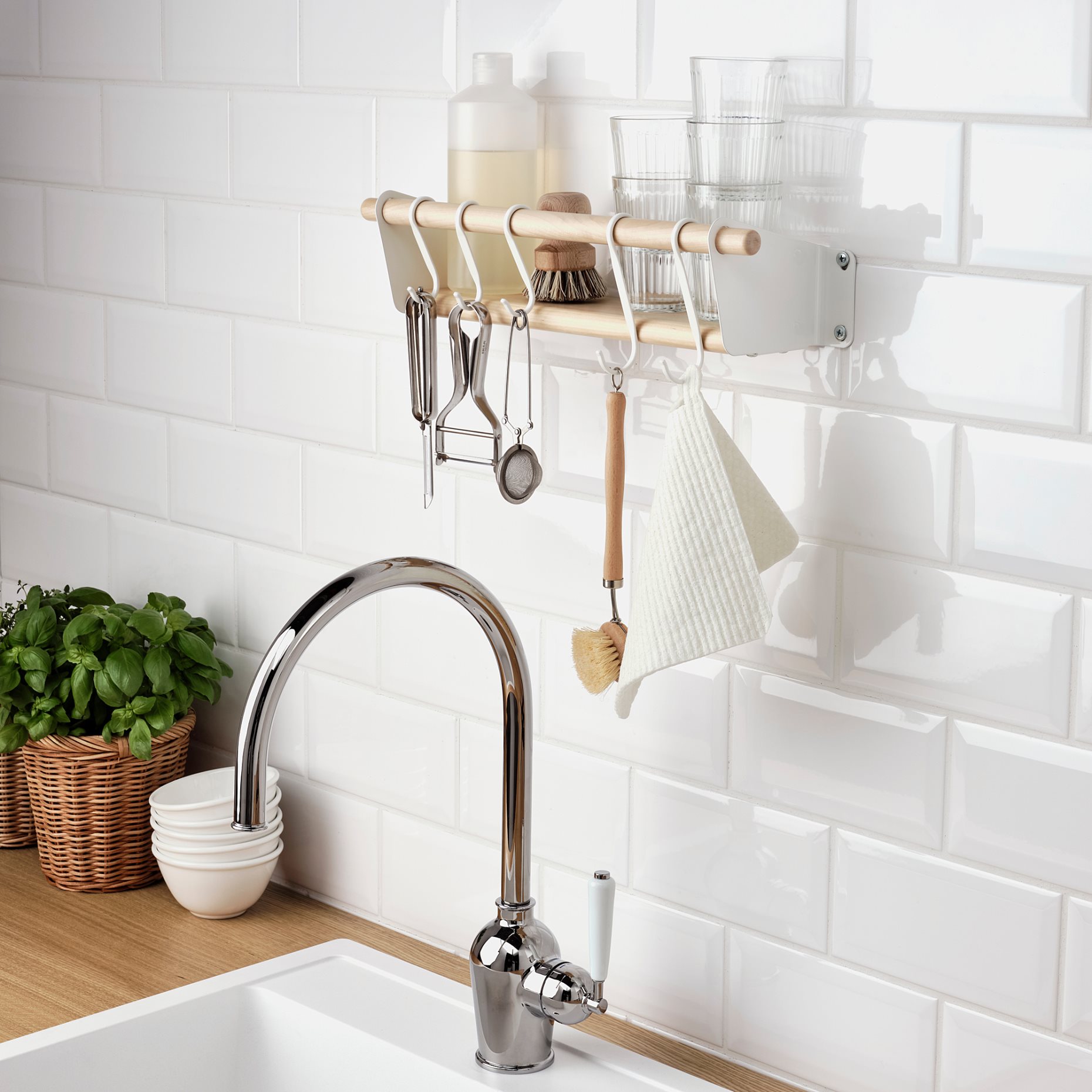 NEREBY, wall shelf, 40x10 cm, 904.659.24