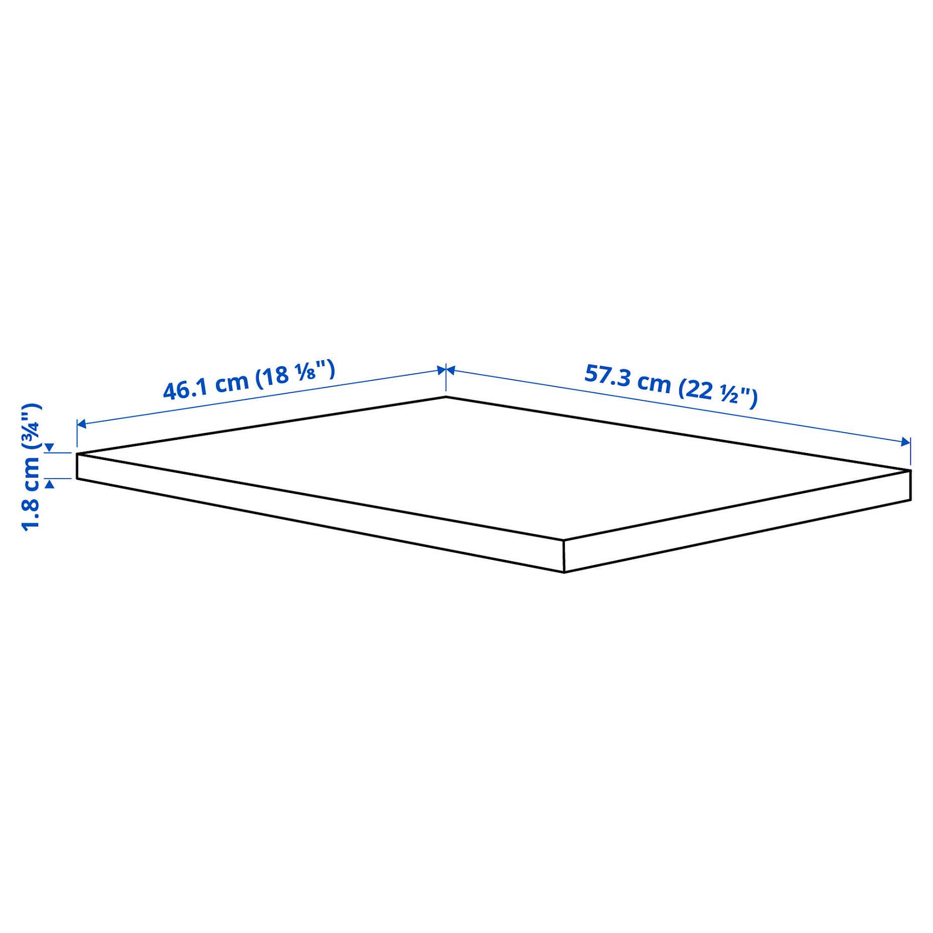 KOMPLEMENT, ράφι, 50x58 cm, 905.091.45