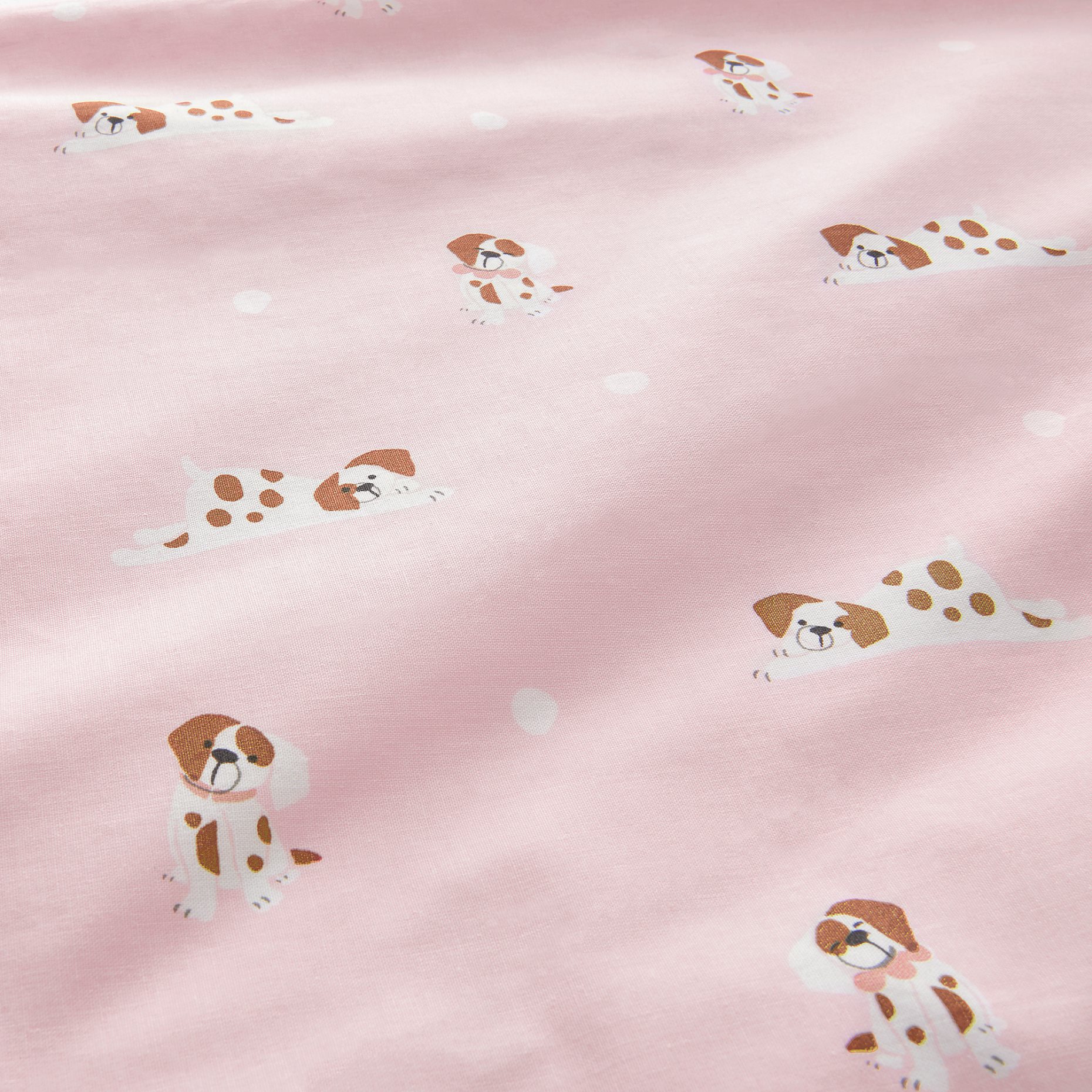 DRÖMSLOTT, duvet cover 1 pillowcase for cot/puppy pattern, 110x125/35x55 cm, 905.211.90