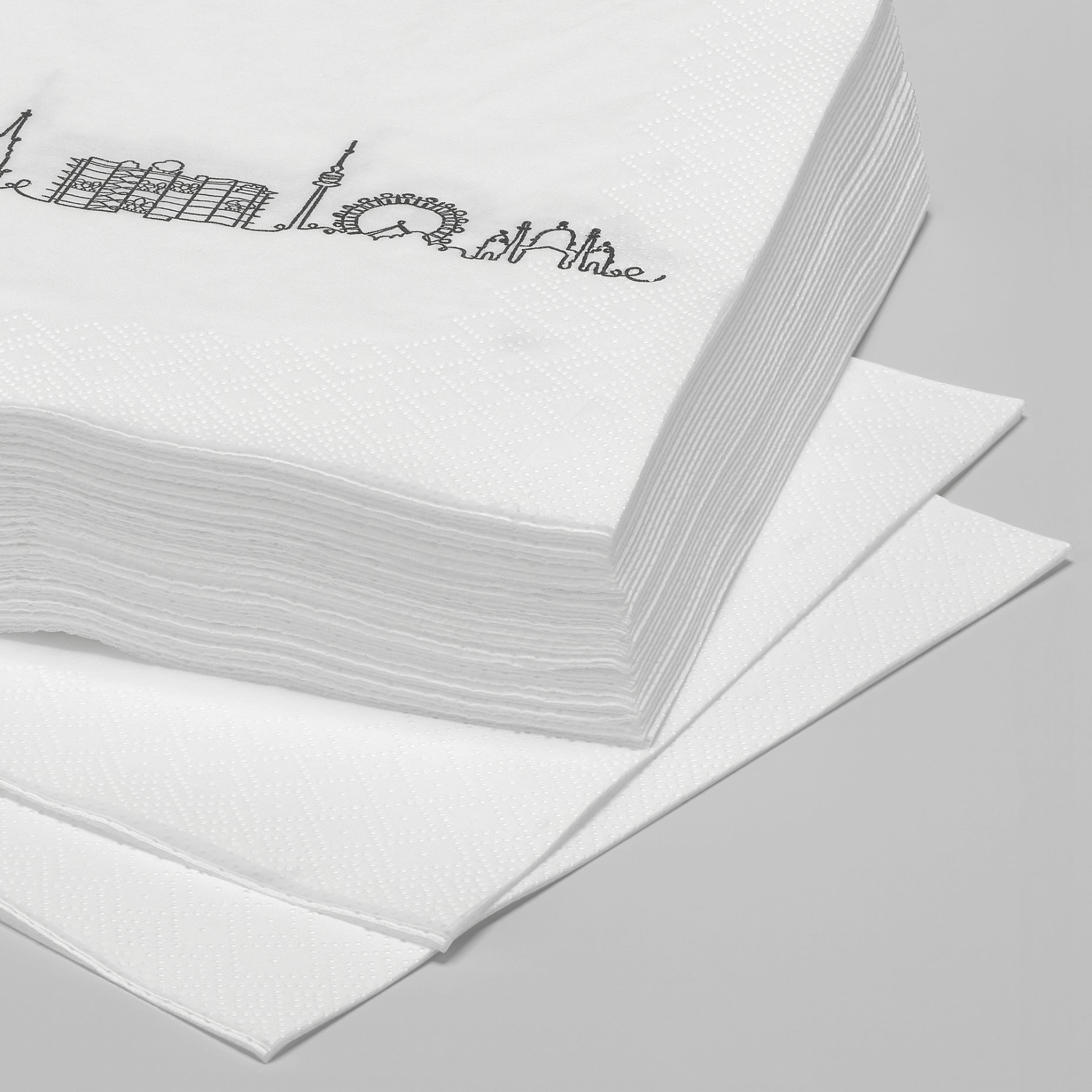 FANTASTISK, paper napkin/Vienna skyline/ 50 pack/33x33 cm, 280g, 905.258.43