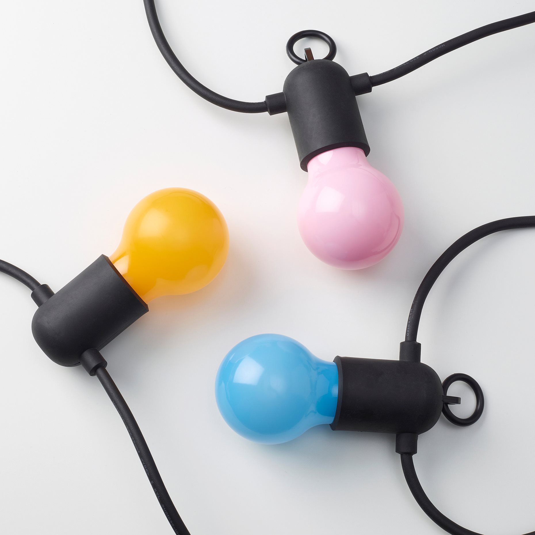 SOMMARLÅNKE, lighting chain with built-in LED light source/12 bulbs/outdoor, 905.443.37