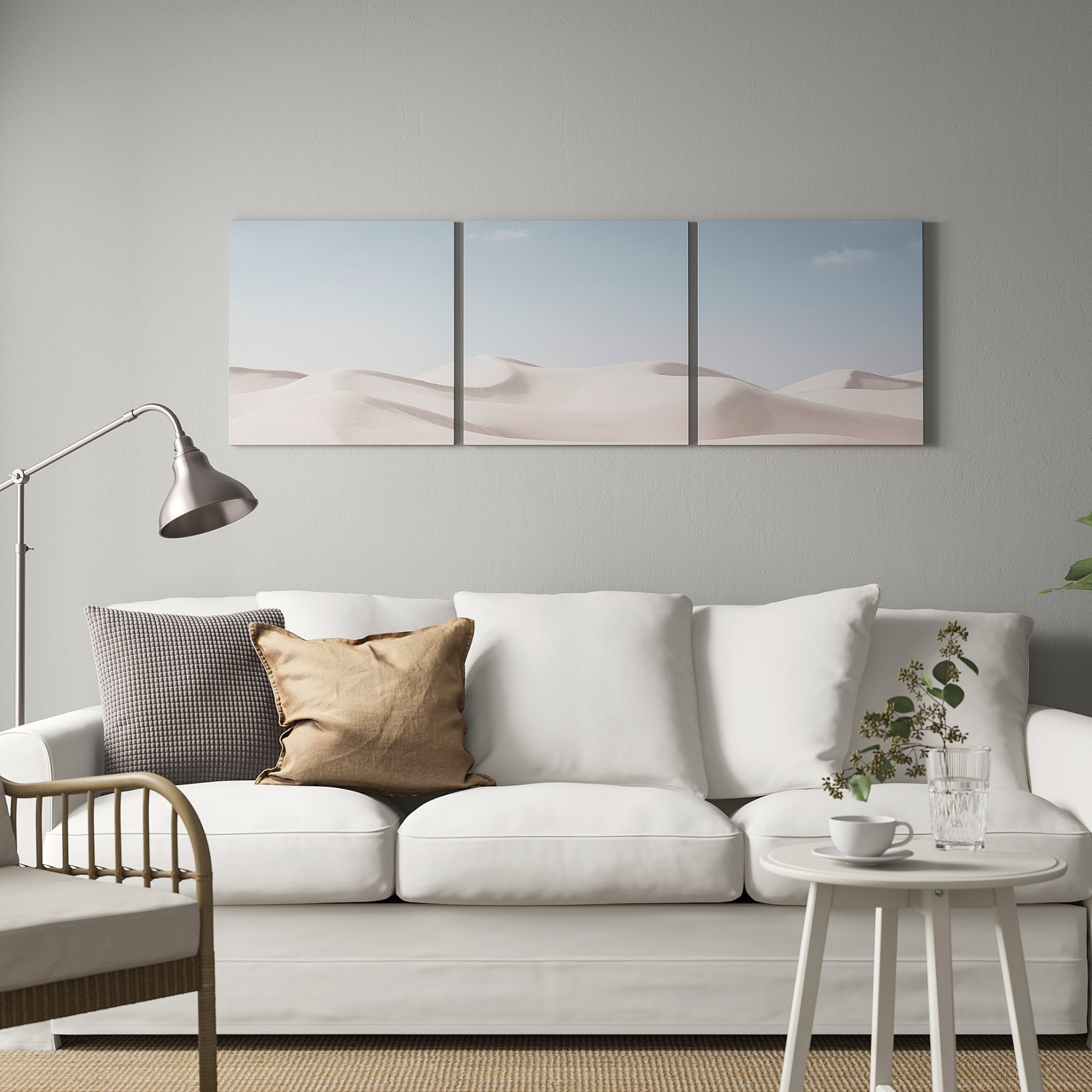 PJÄTTERYD, picture/curves/3 pack, 56x56 cm, 905.709.20