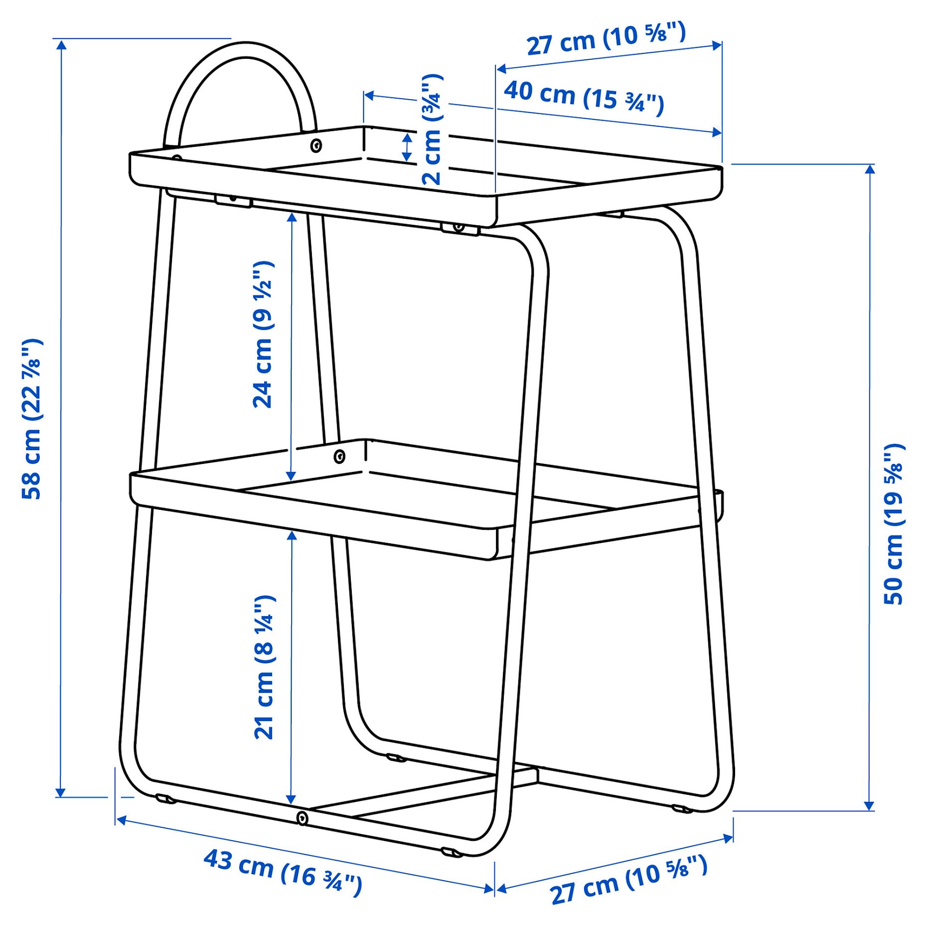 HATTÅSEN, bedside table/shelf unit, 905.841.92