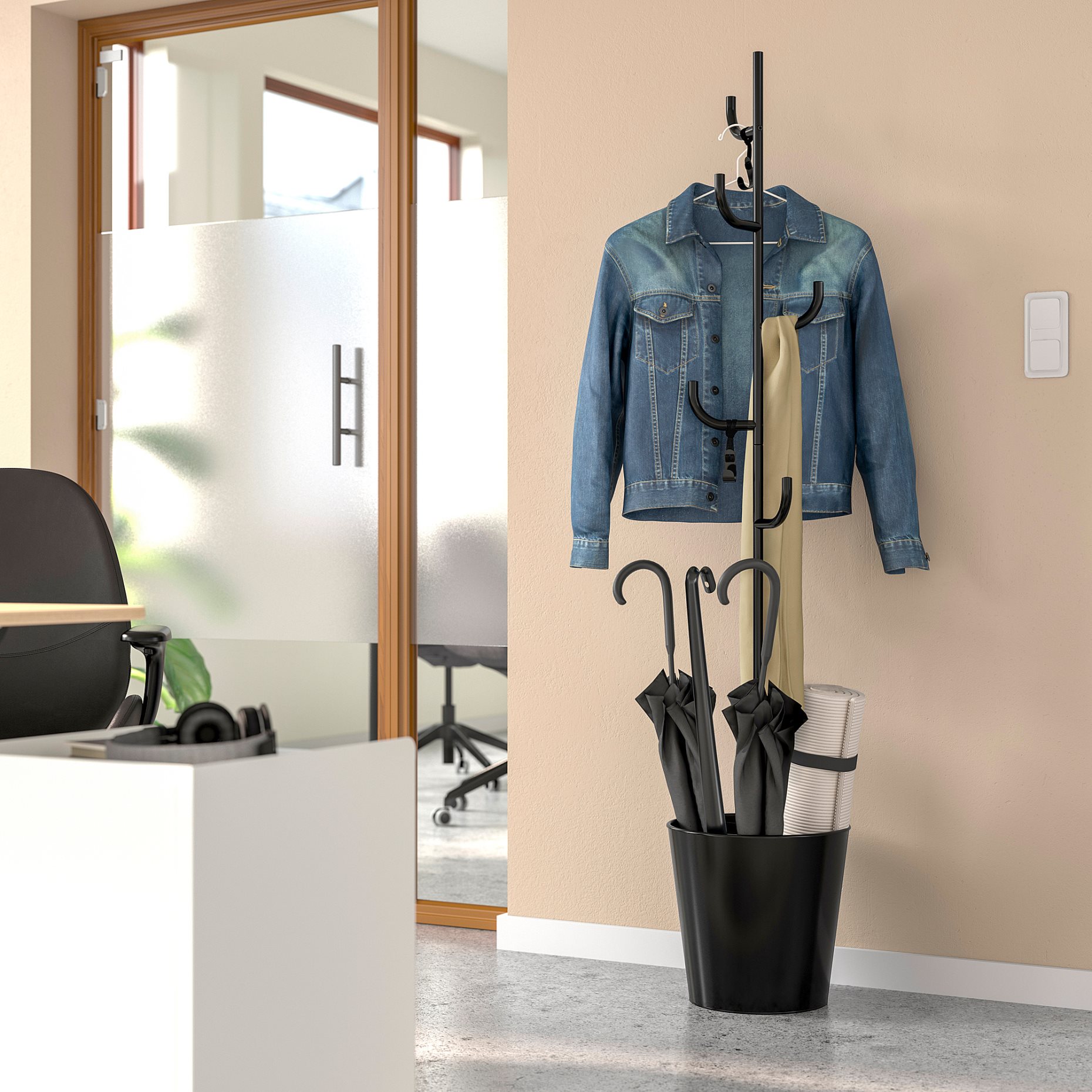 ÄLGANÄS, hat and coat stand, 173x33 cm, 905.858.94