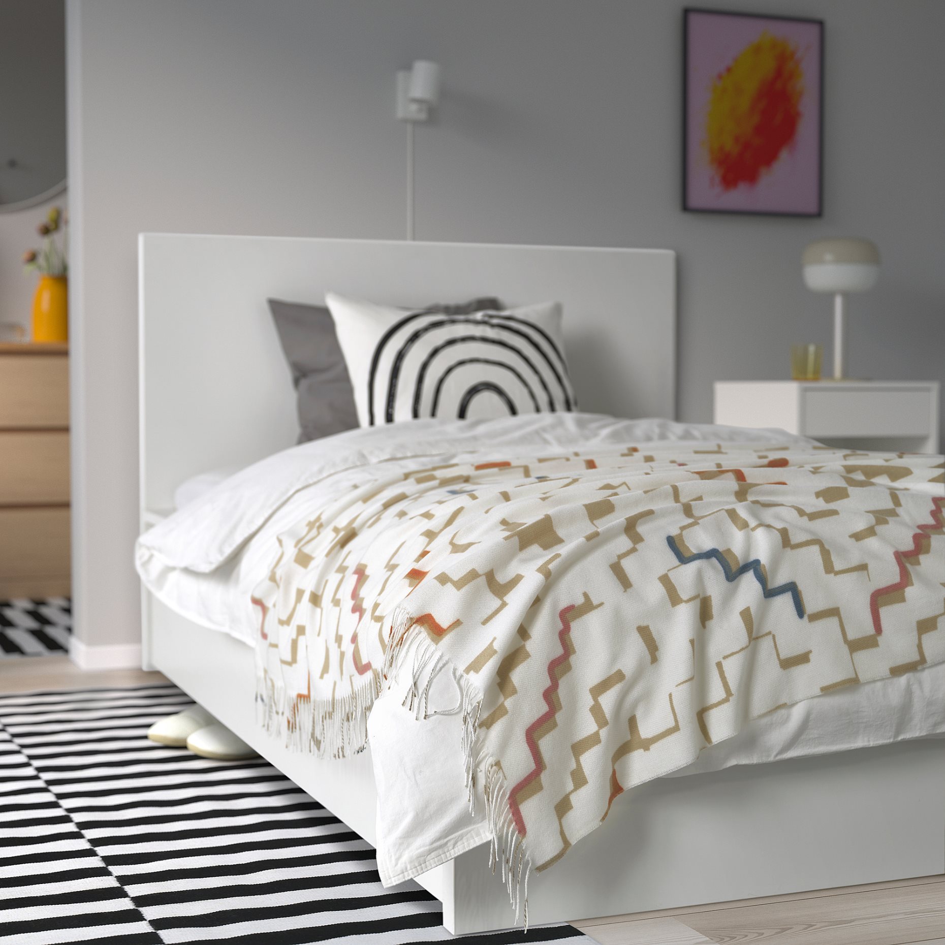 OLIVSPINNMAL, throw, 120x160 cm, 905.926.39