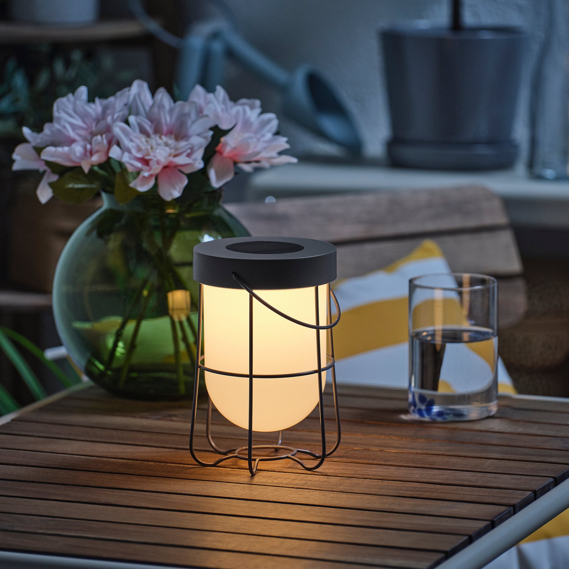SOLVINDEN, solar-powered table lamp, 18 cm, 905.939.88