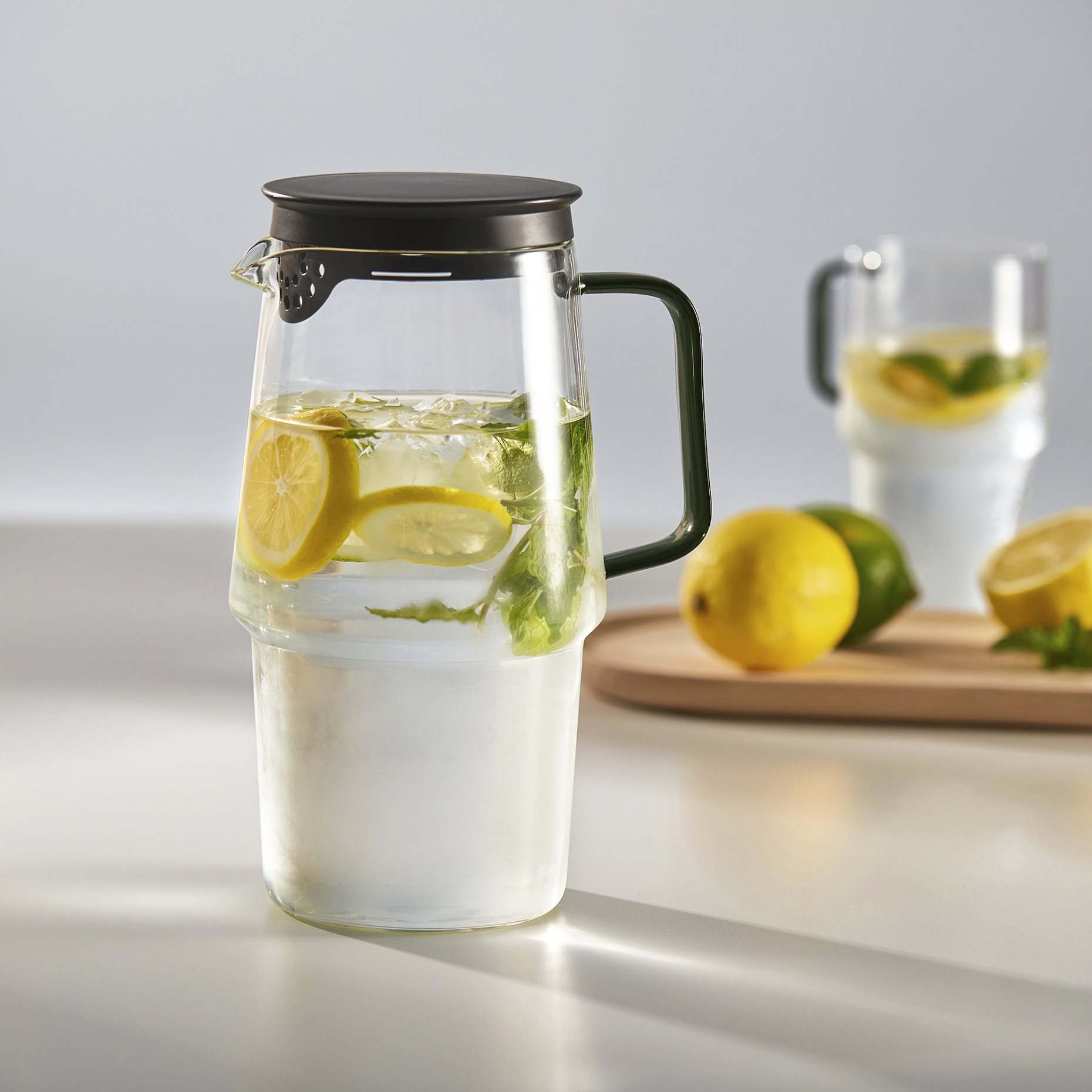 SKINNFISK, jug with lid, 1.2 l, 905.947.23