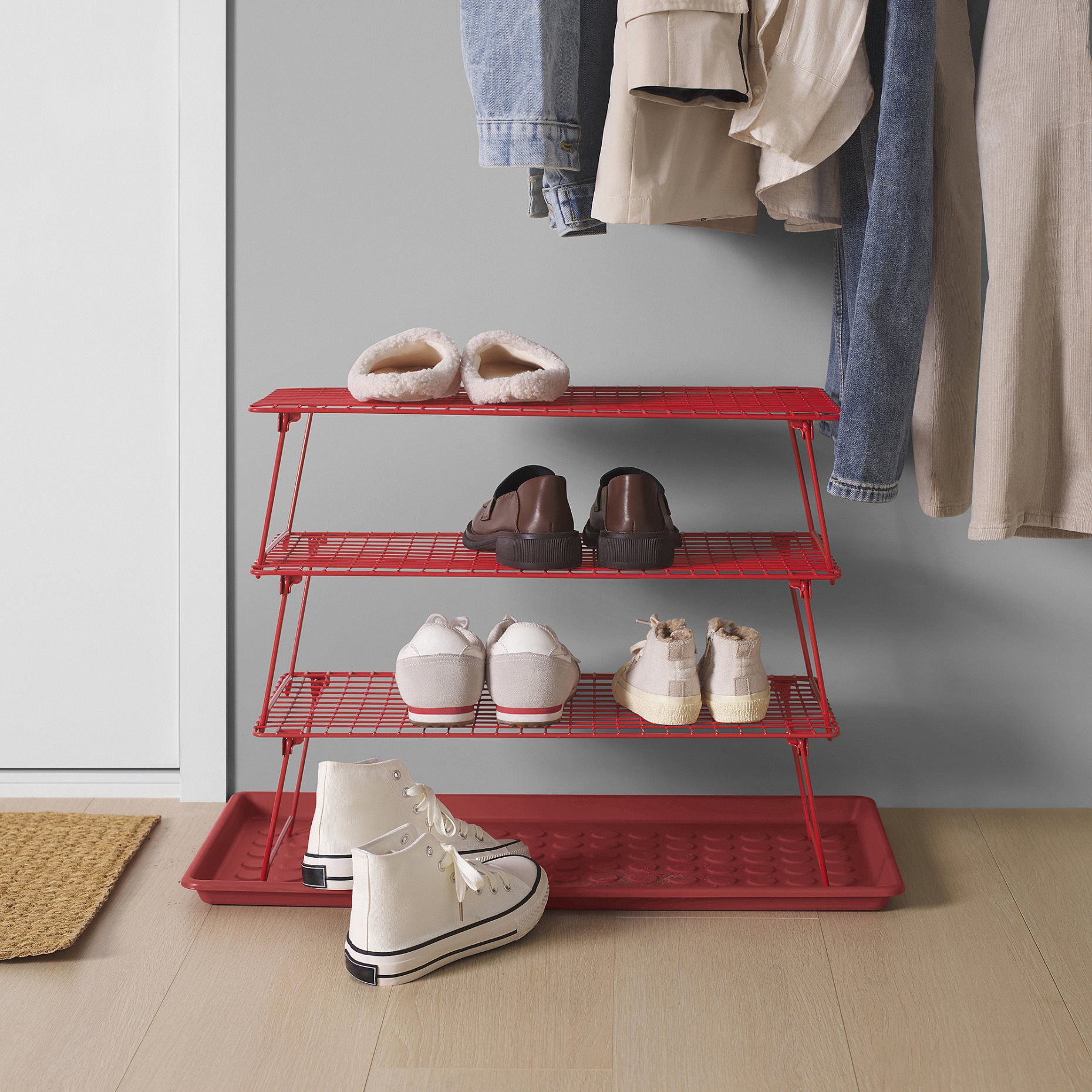 GREJIG, shoe rack, 58x27x17 cm, 906.002.91