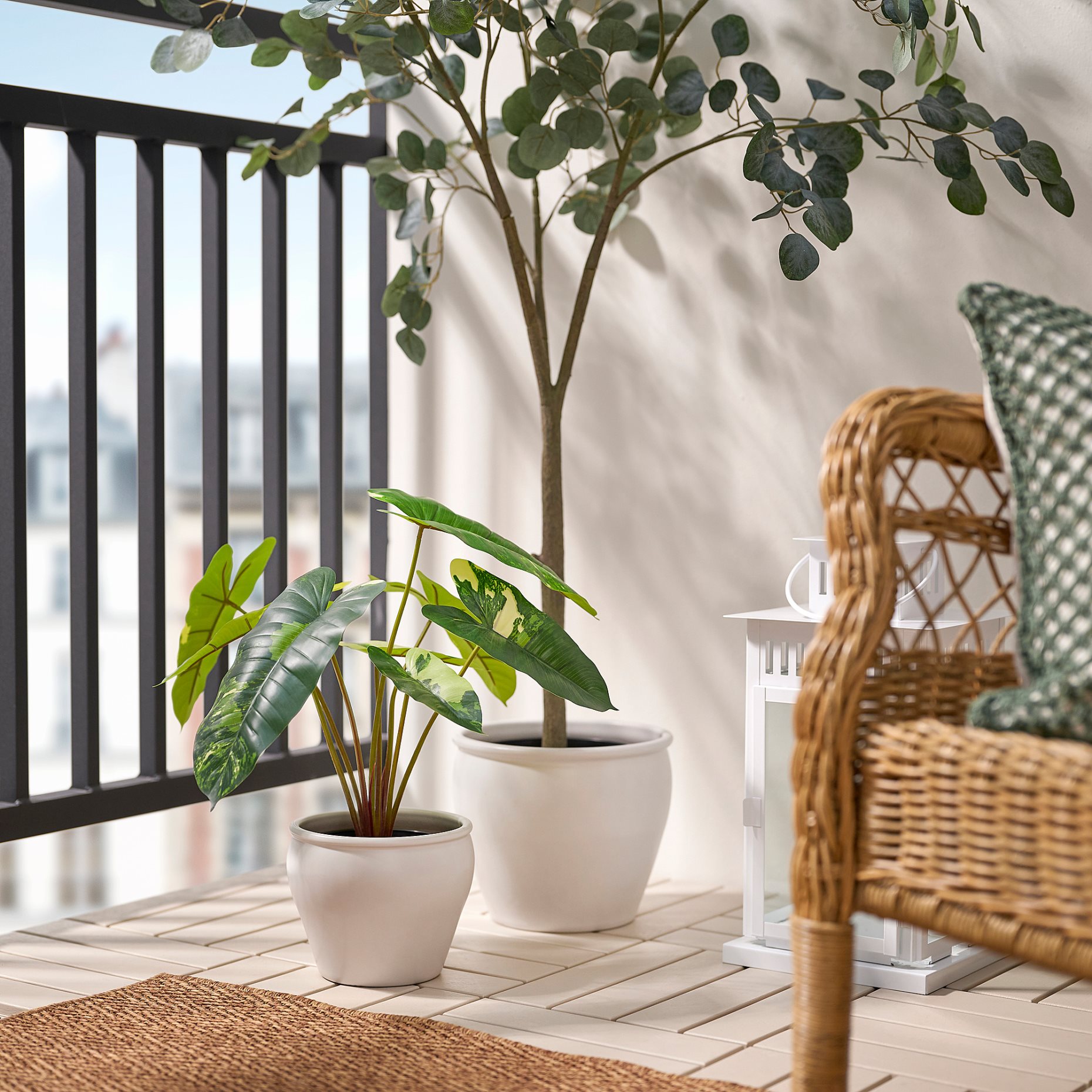 FEJKA, artificial potted plant in/outdoor/Philodendron, 15 cm, 906.008.56