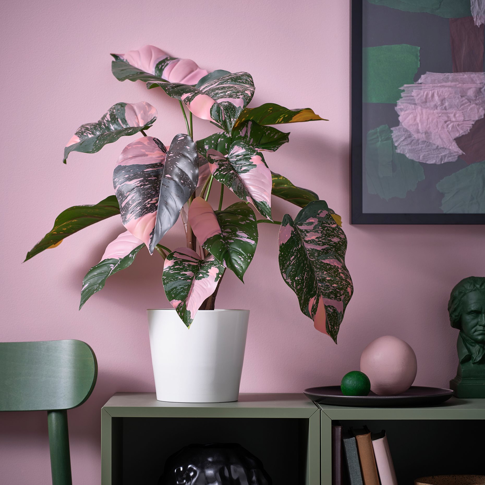 FEJKA, artificial potted plant in/outdoor/Philodendron, 15 cm, 906.008.61