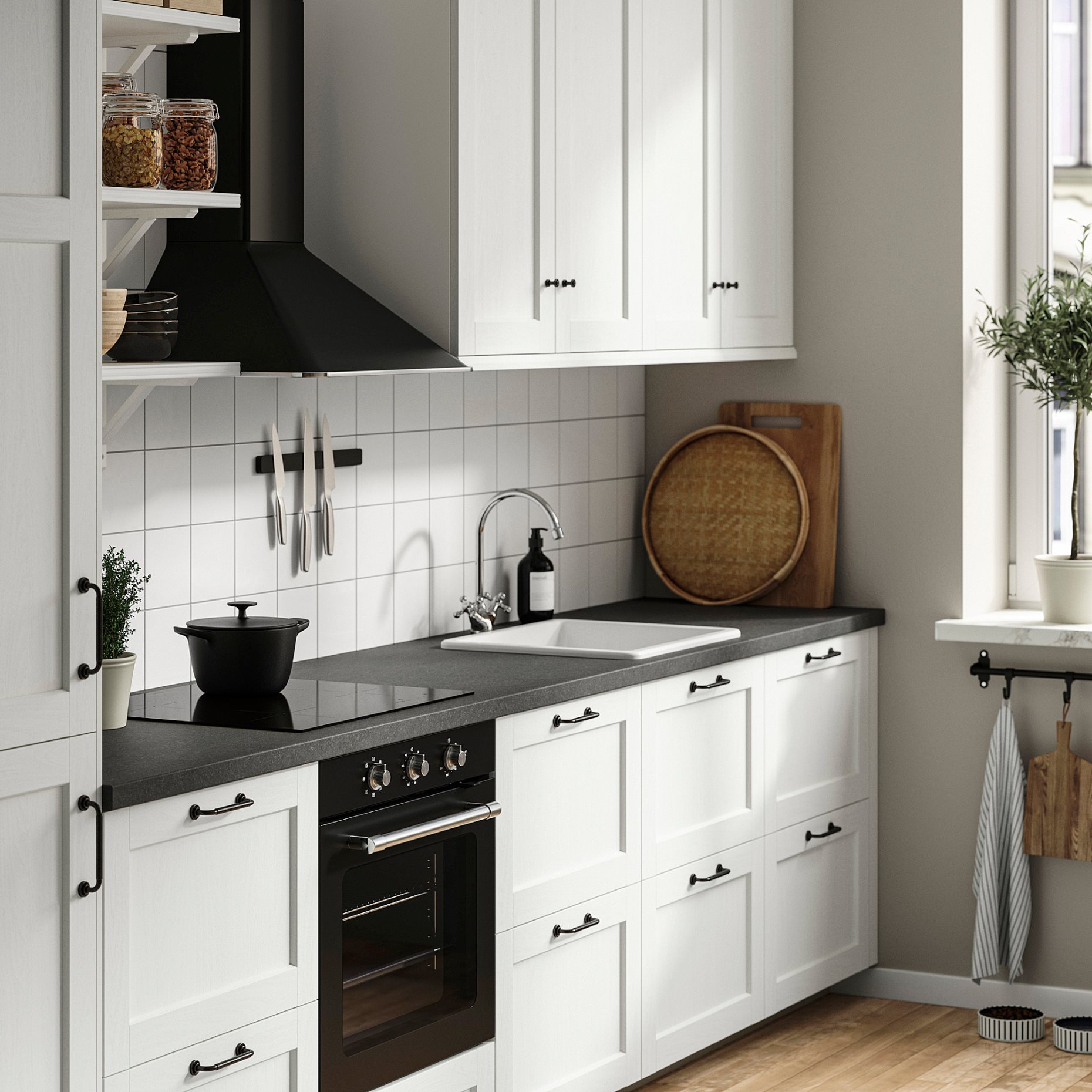 SÄLJAN, πάγκος κουζίνας, 186x3.8 cm, 906.043.31