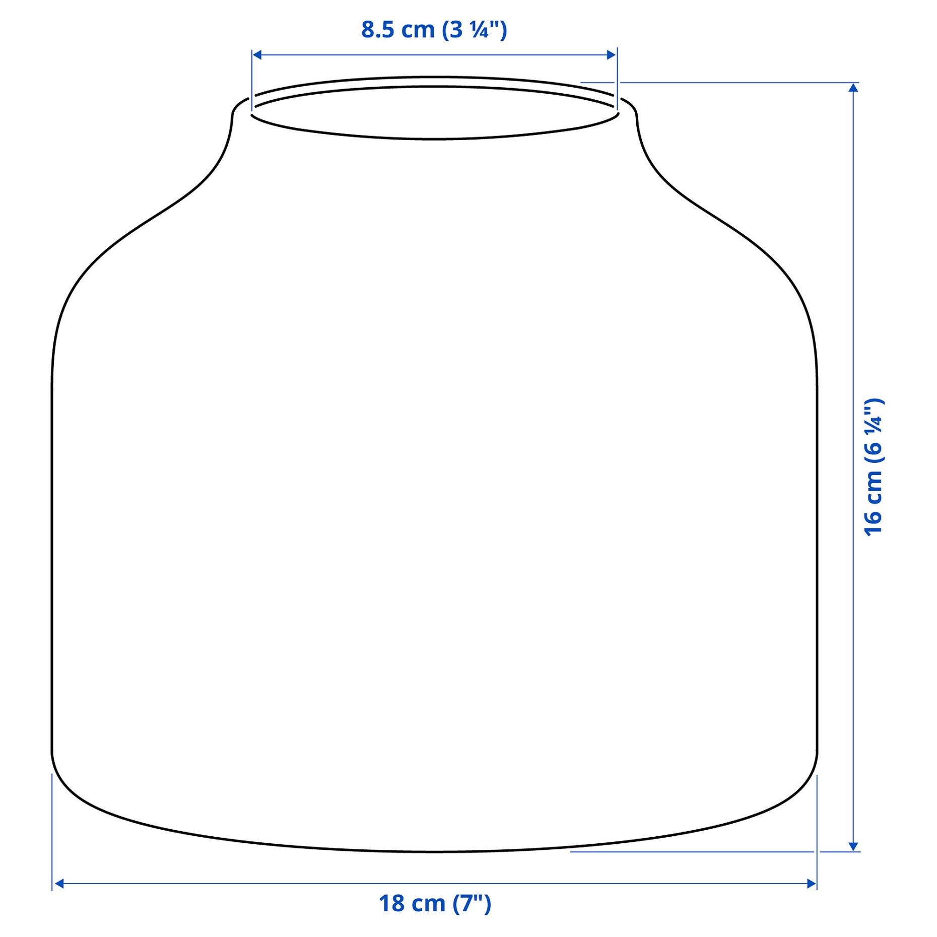 BLODBJÖRK, βάζο, 16 cm, 906.072.97