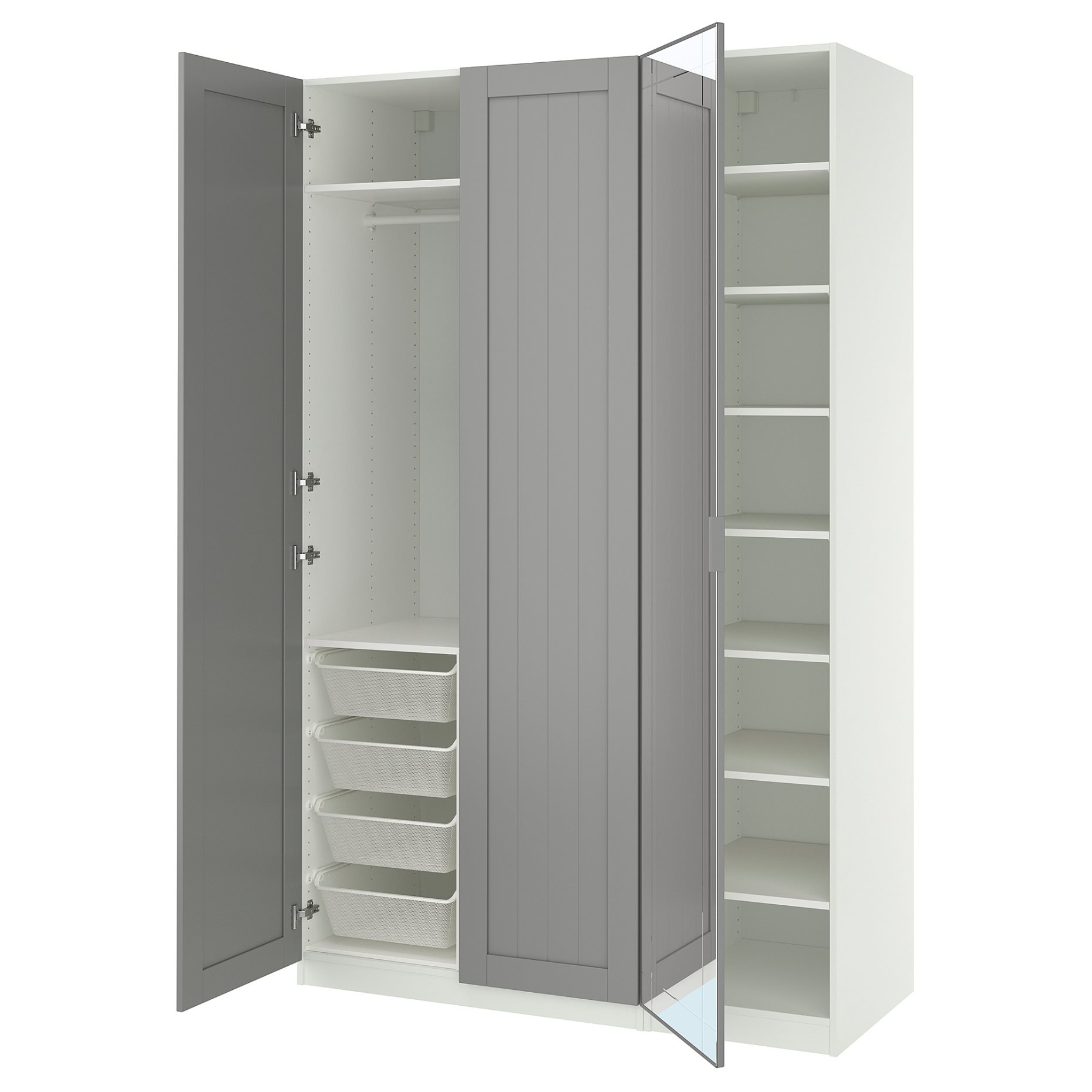 PAX/KAMMAR/GULL, wardrobe combination, 150x60x236 cm, 995.725.47