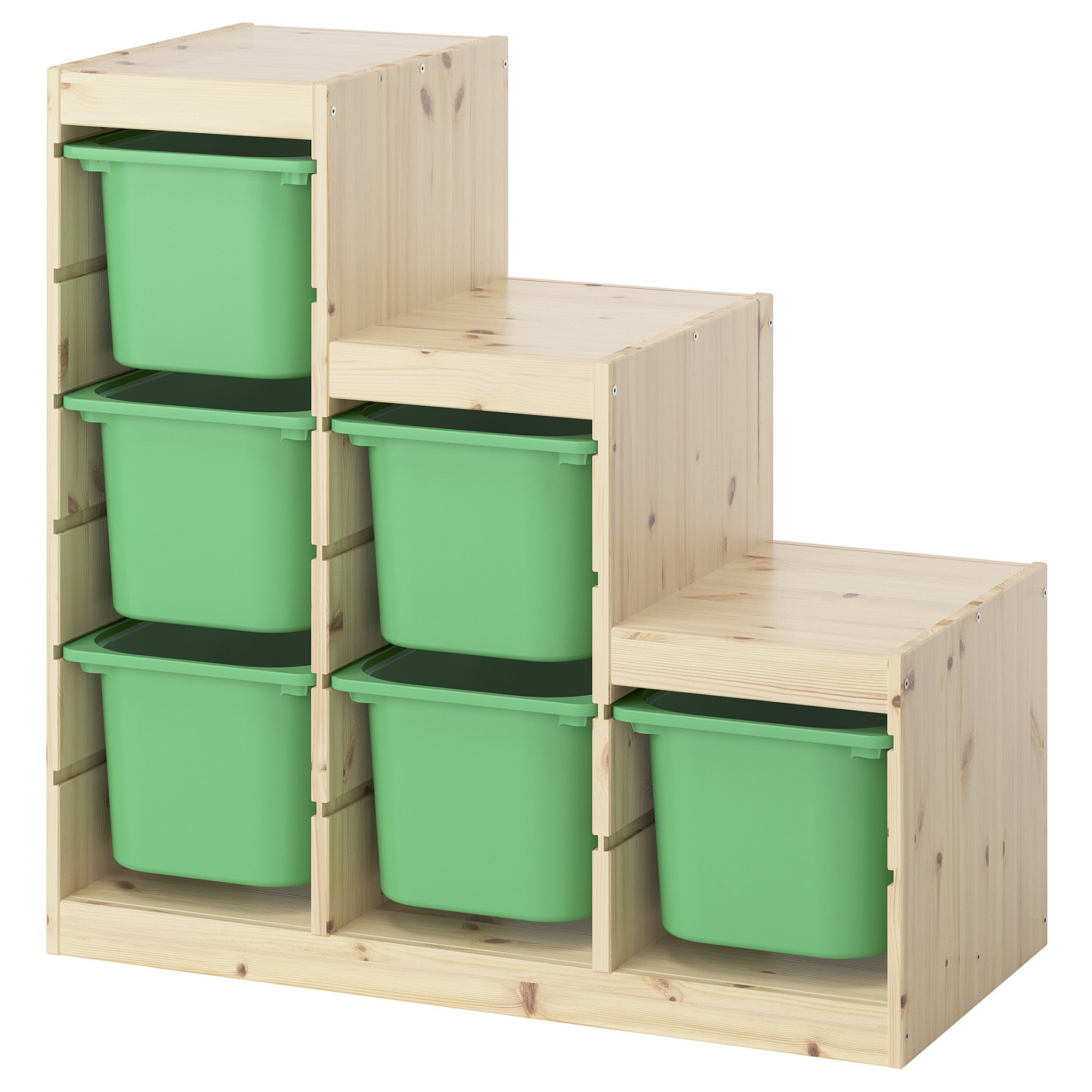 TROFAST, storage combination with boxes, 94x44x91 cm, 995.734.67